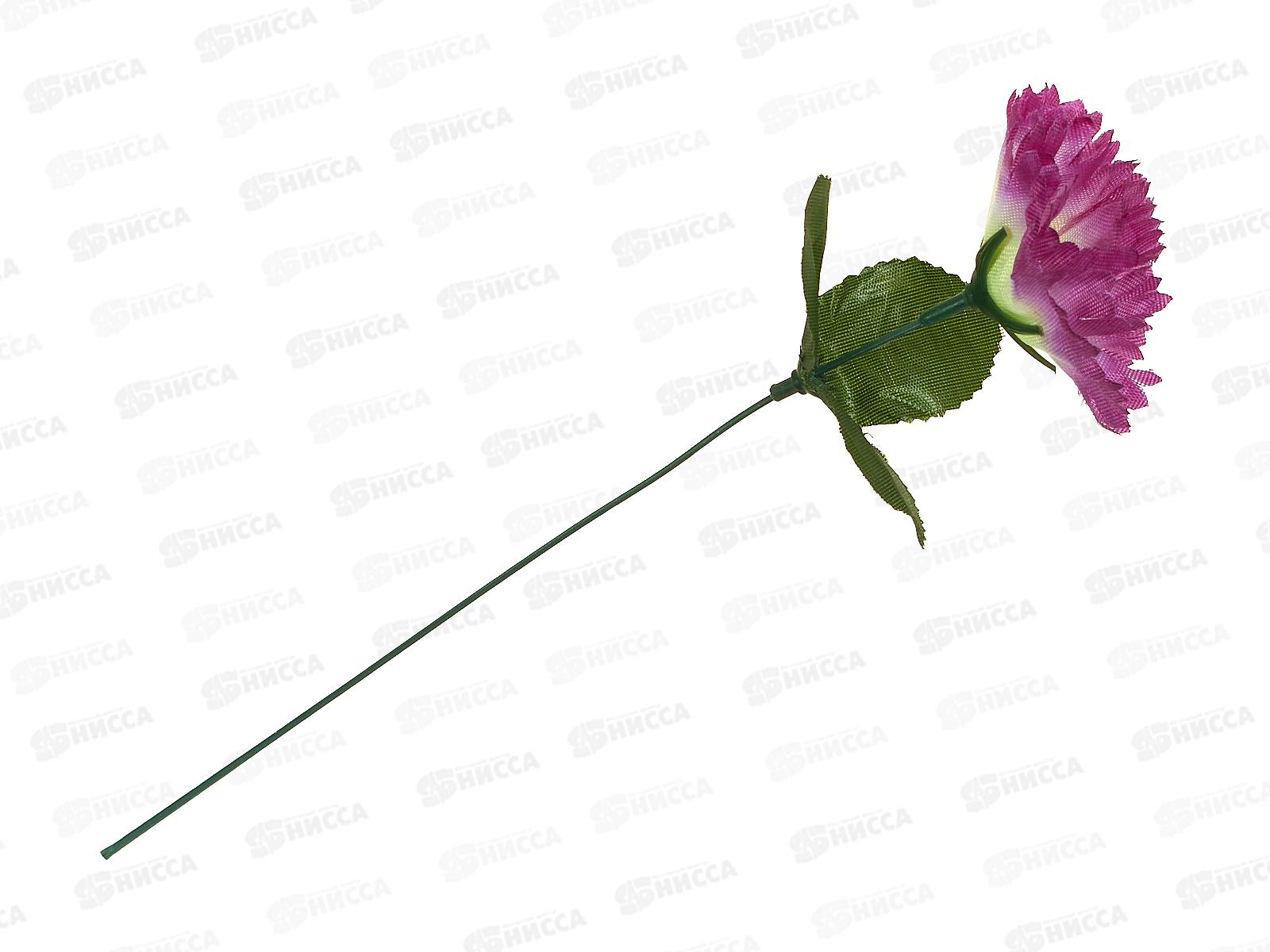 Цветы искусственные 25см гвоздика сиреневая 1376818 *20