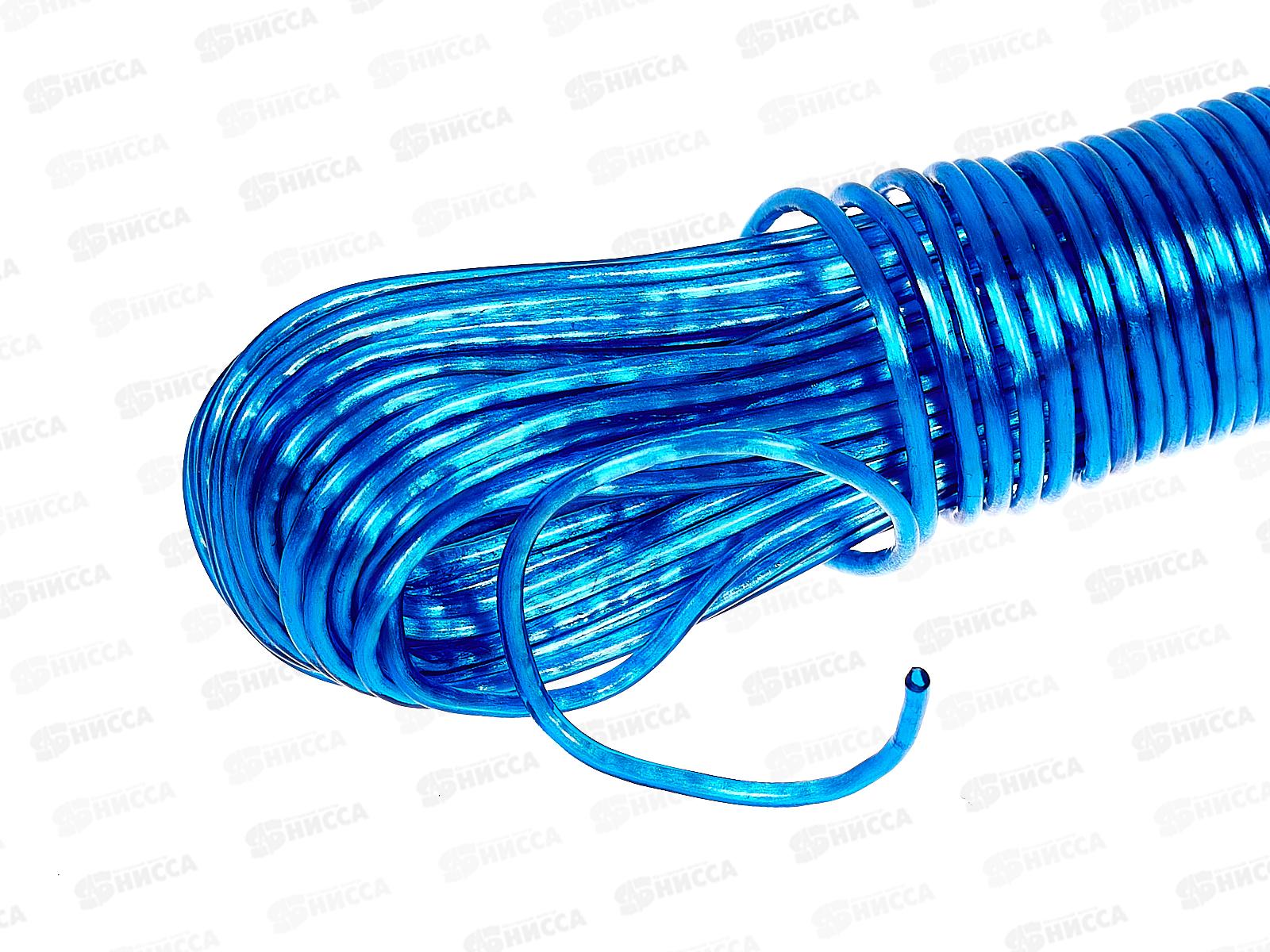 Веревка бельевая 20м х 2мм, цвет в ассортименте, AL-226 *12/240