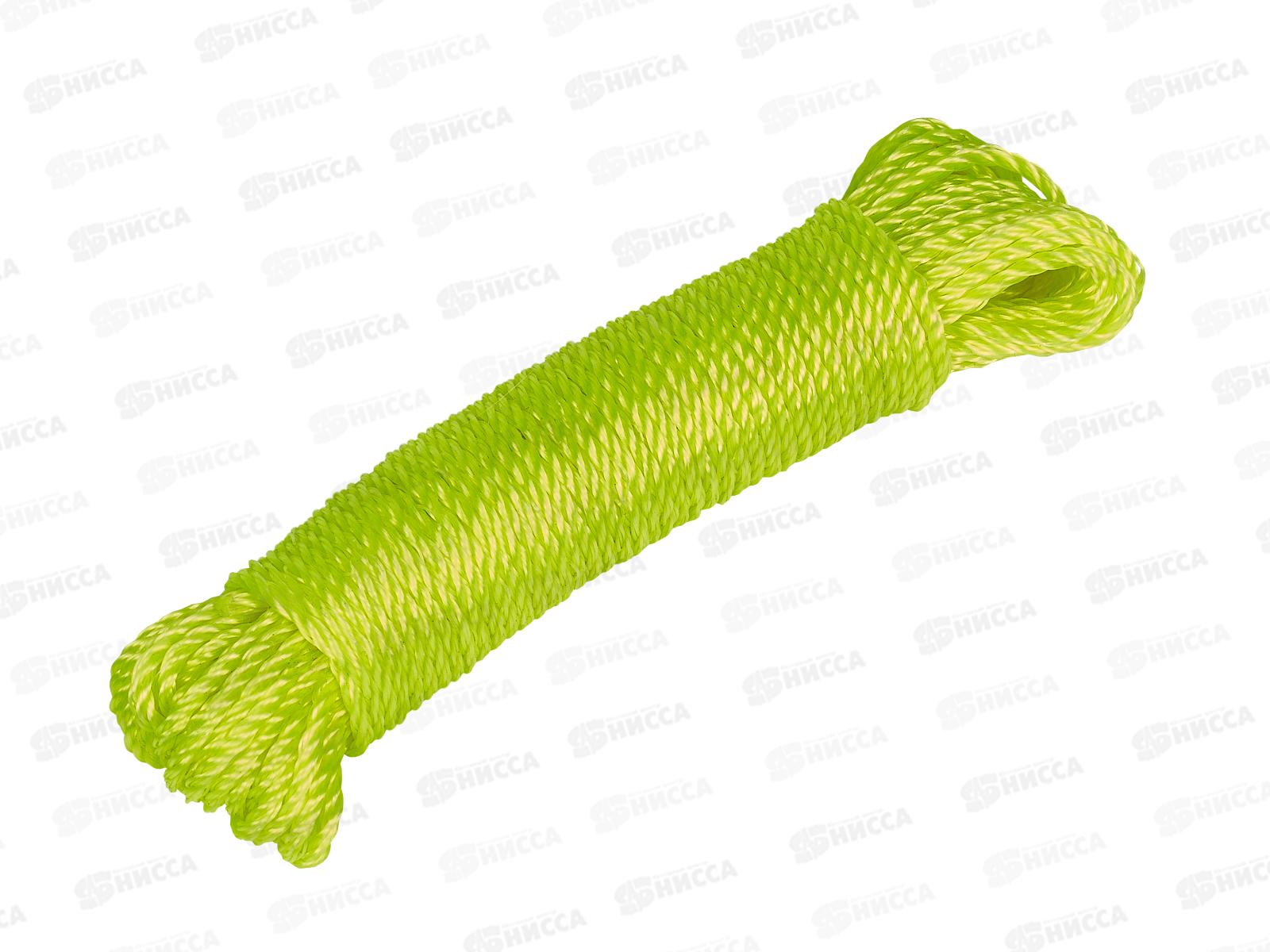 Веревка бельевая 15м х 3мм, цвет в ассортименте, AL-231 *12/360