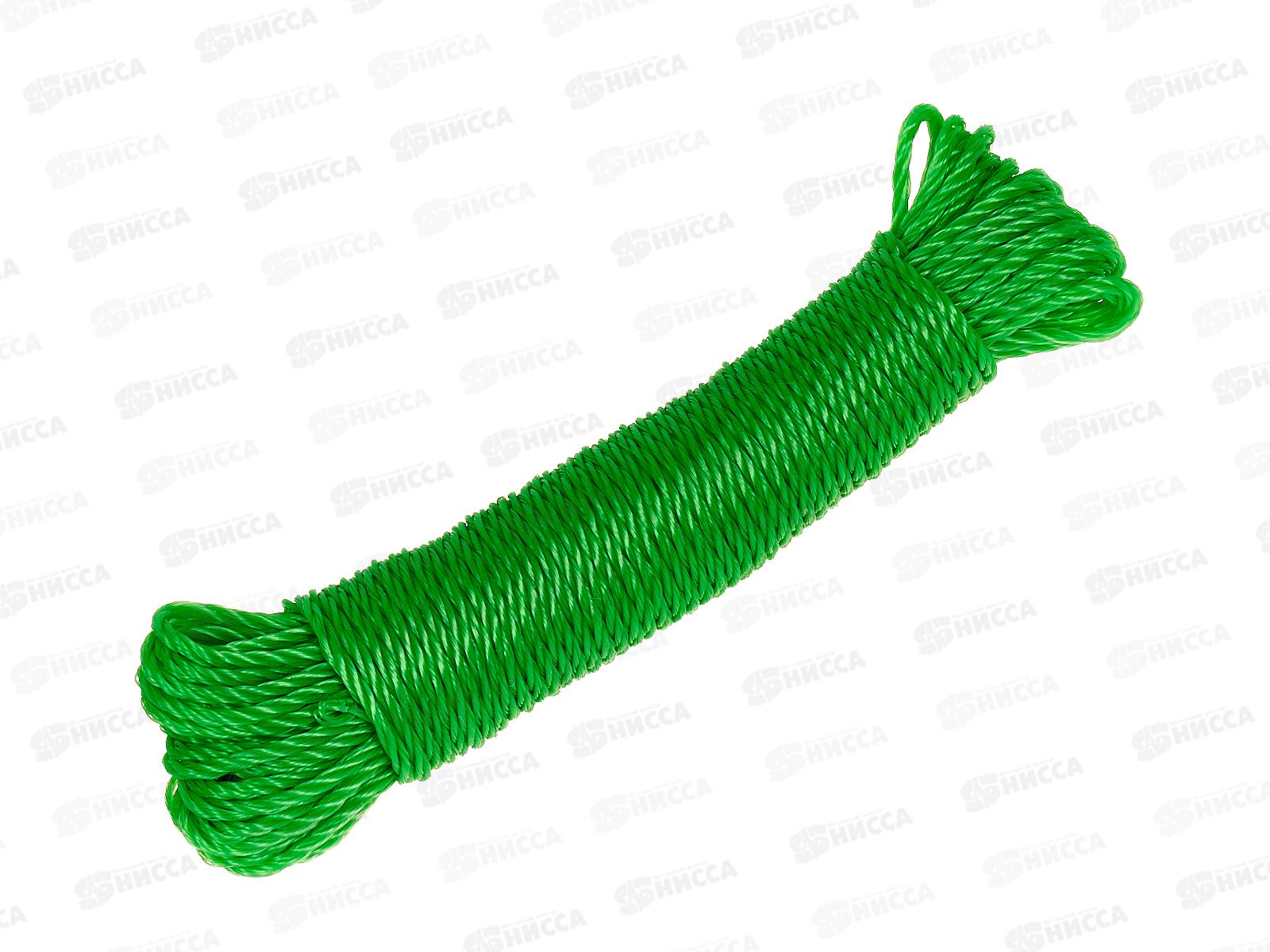 Веревка бельевая 15м х 3мм, цвет в ассортименте, AL-231 *12/360