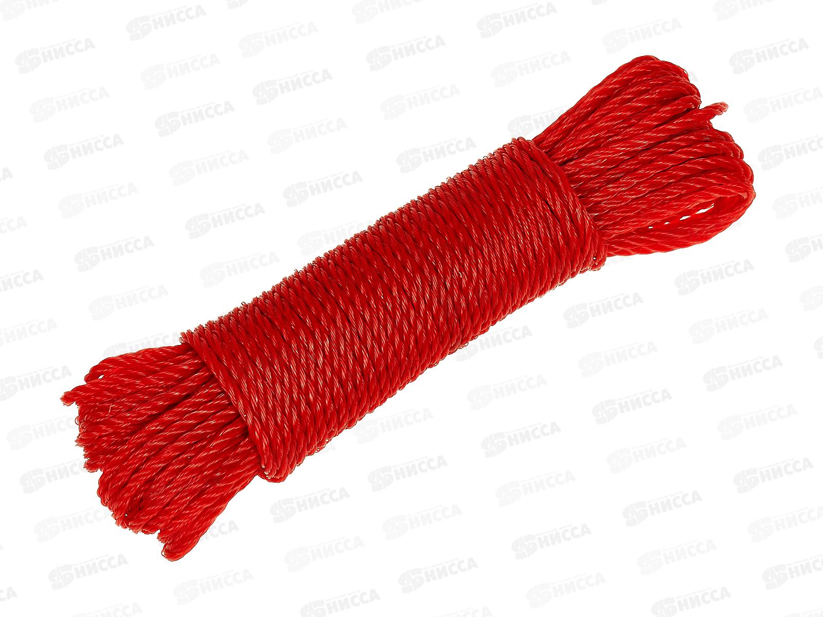 Веревка бельевая 15м х 4мм, цвет в ассортименте, AL-234 *12/360