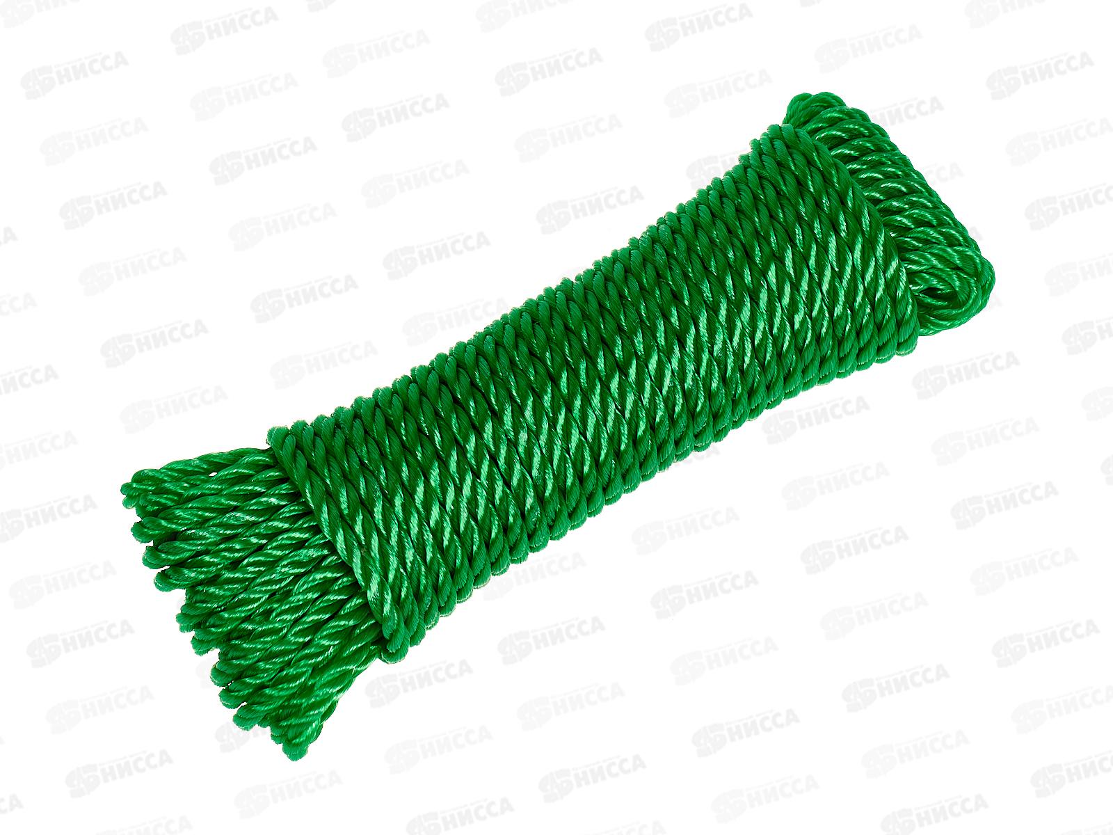 Веревка бельевая 10м х 5мм, цвет в ассортименте, AL-236 *10/500