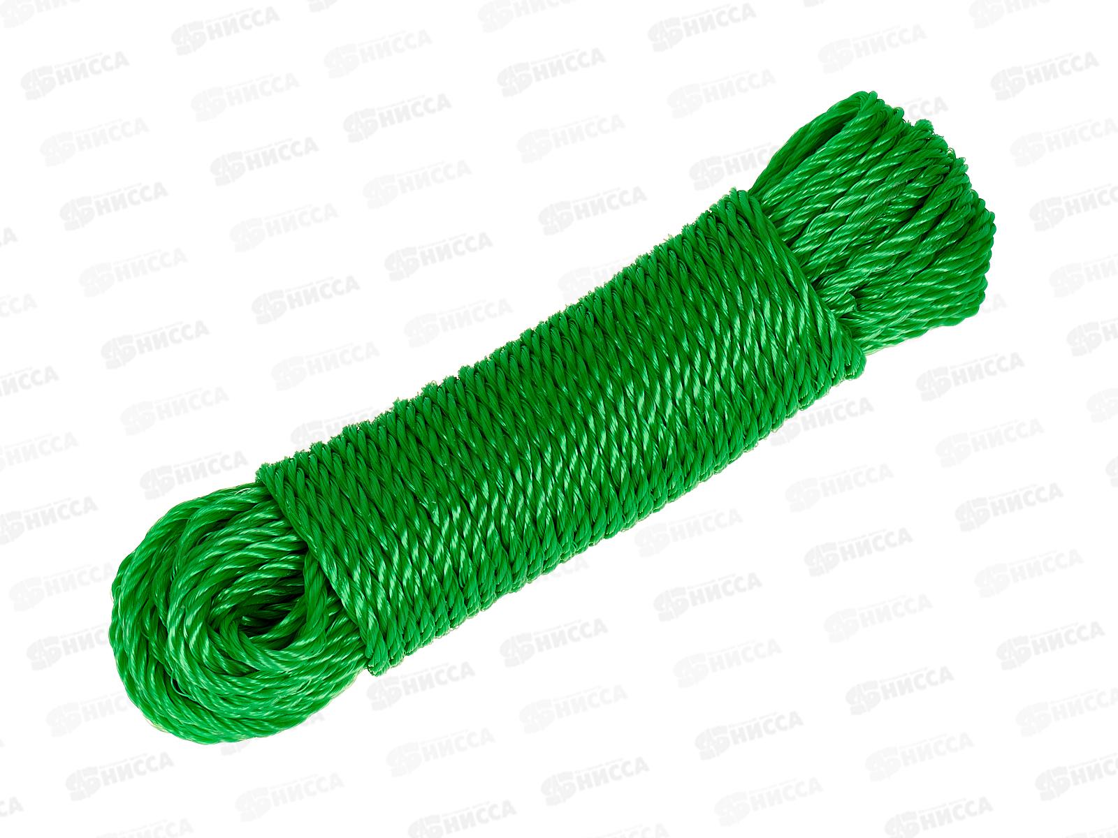 Веревка бельевая 20м х 5мм, цвет в ассортименте, AL-237 *12/360