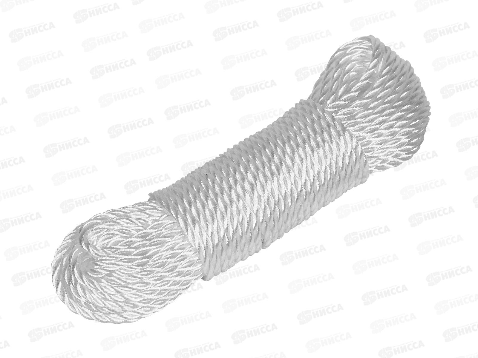 Веревка бельевая 20м х 5мм, цвет в ассортименте, AL-237 *12/360