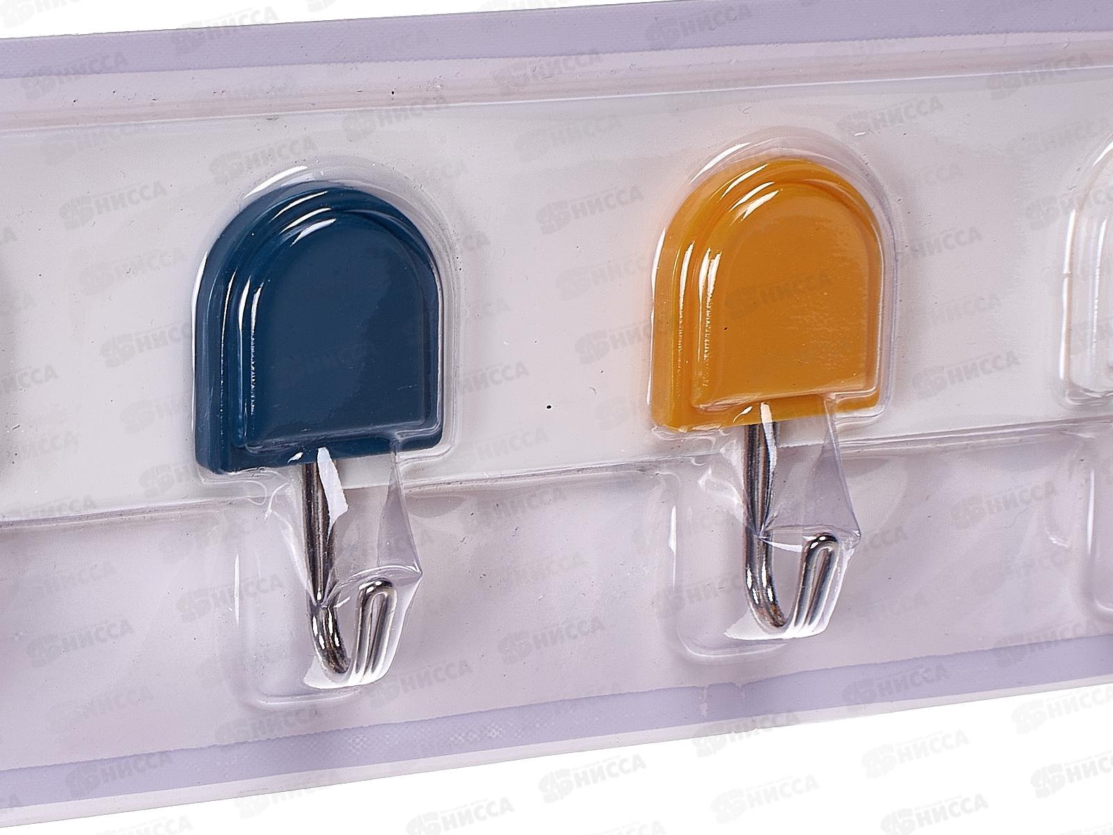 Крючок для полотенец планка 6 шт, AL-6610 *120