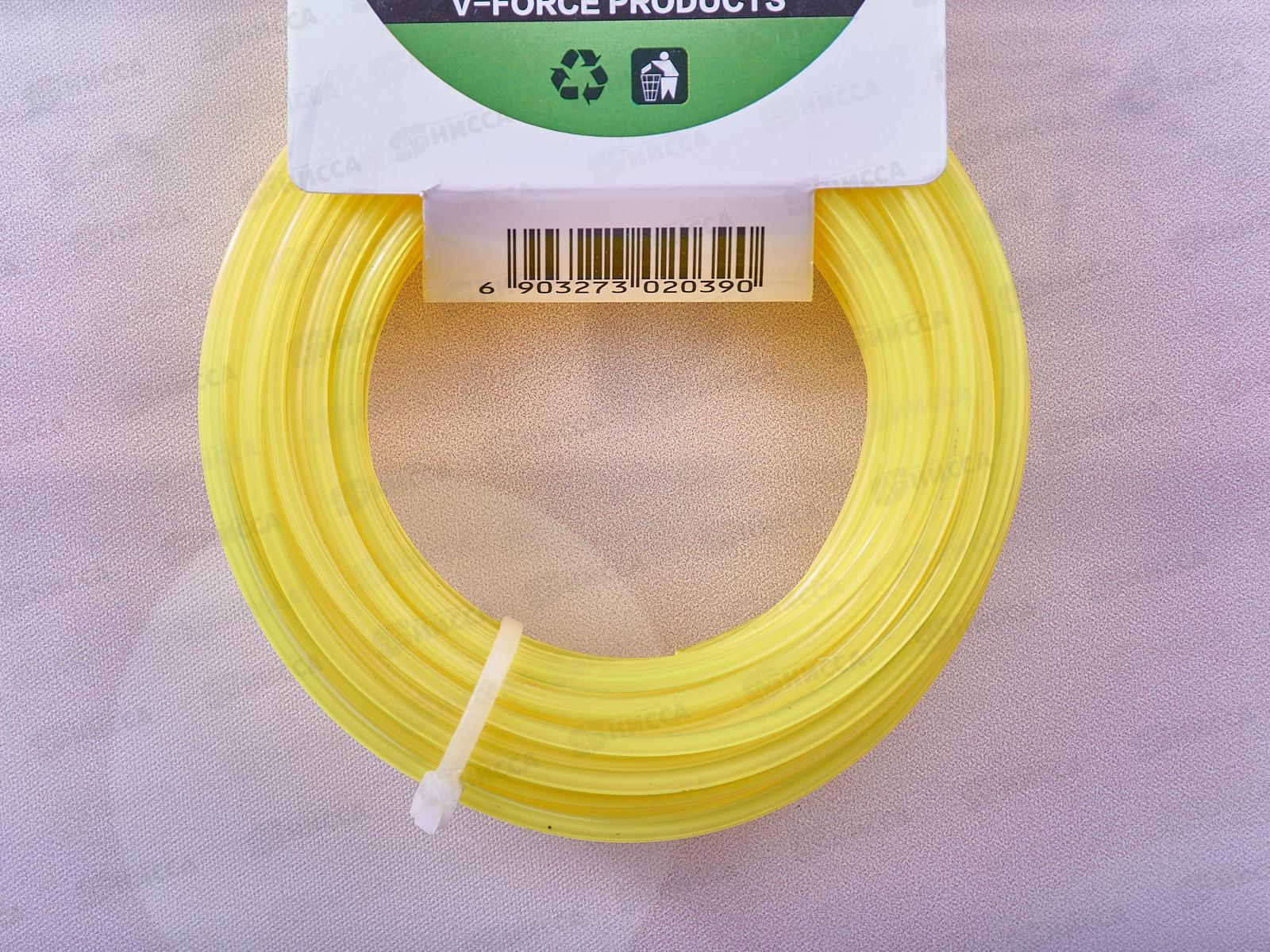 Леска для триммера 2,4мм х 15 м, звезда AL-2039-3 *260