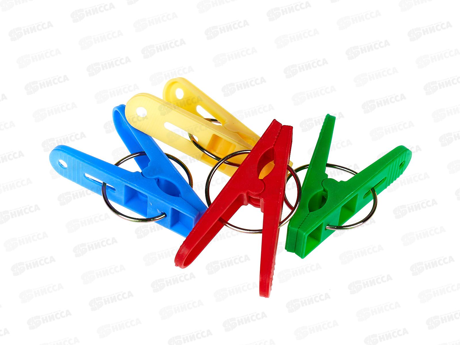 Прищепки из полимеров, набор 24шт 5.5х1.1 см., AL-104 *180