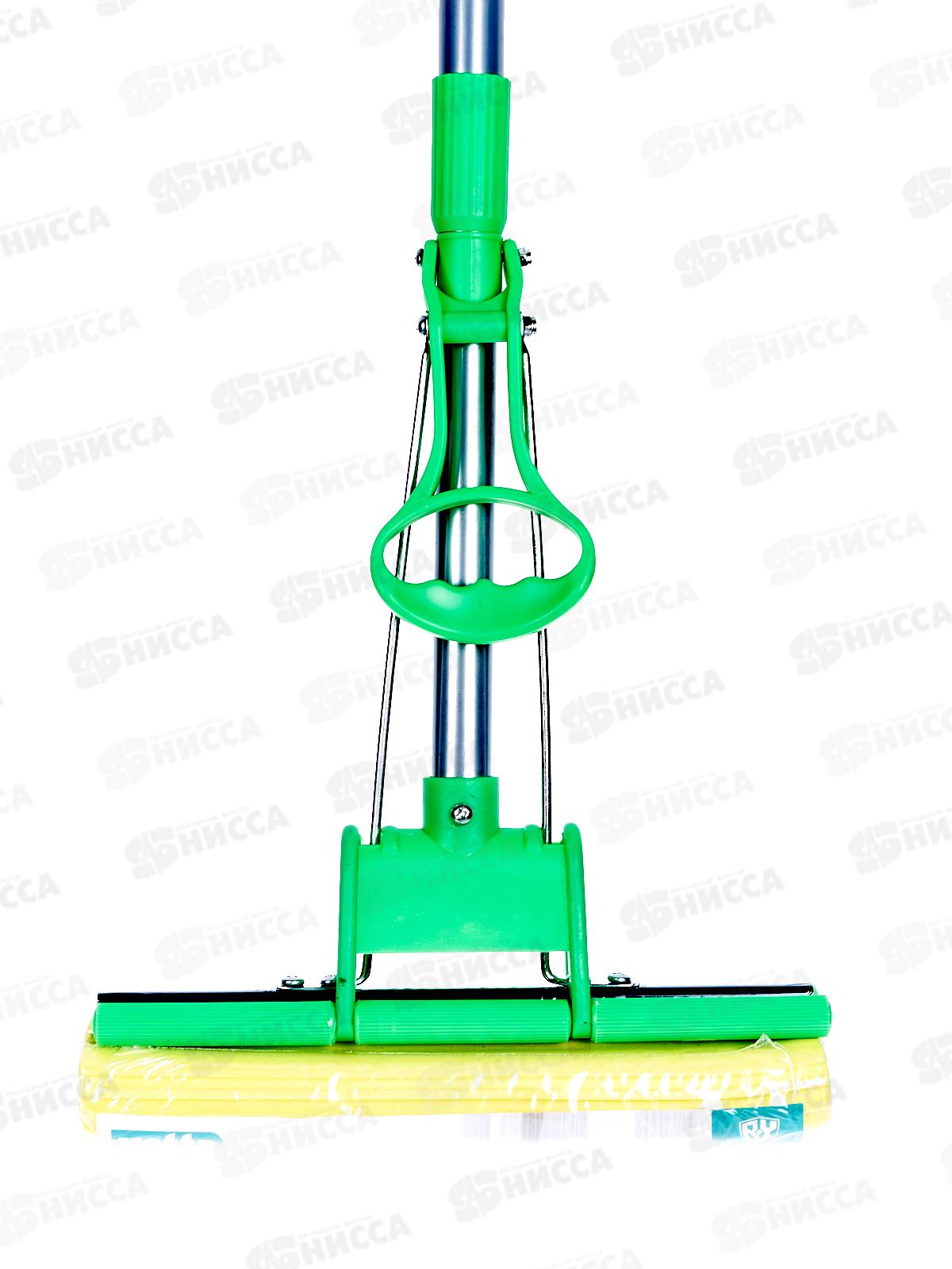 Швабра ПВА VETTA стальная телескопическая ручка,110см 1рядный ролик 444-049 г