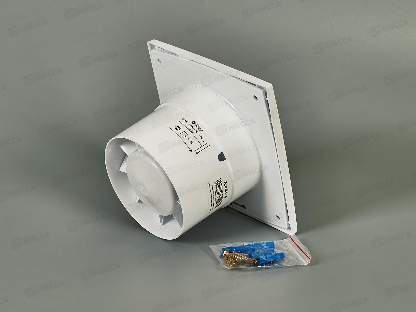 Вентилятор осевой диаметр 100 без внутреннего канала    *24