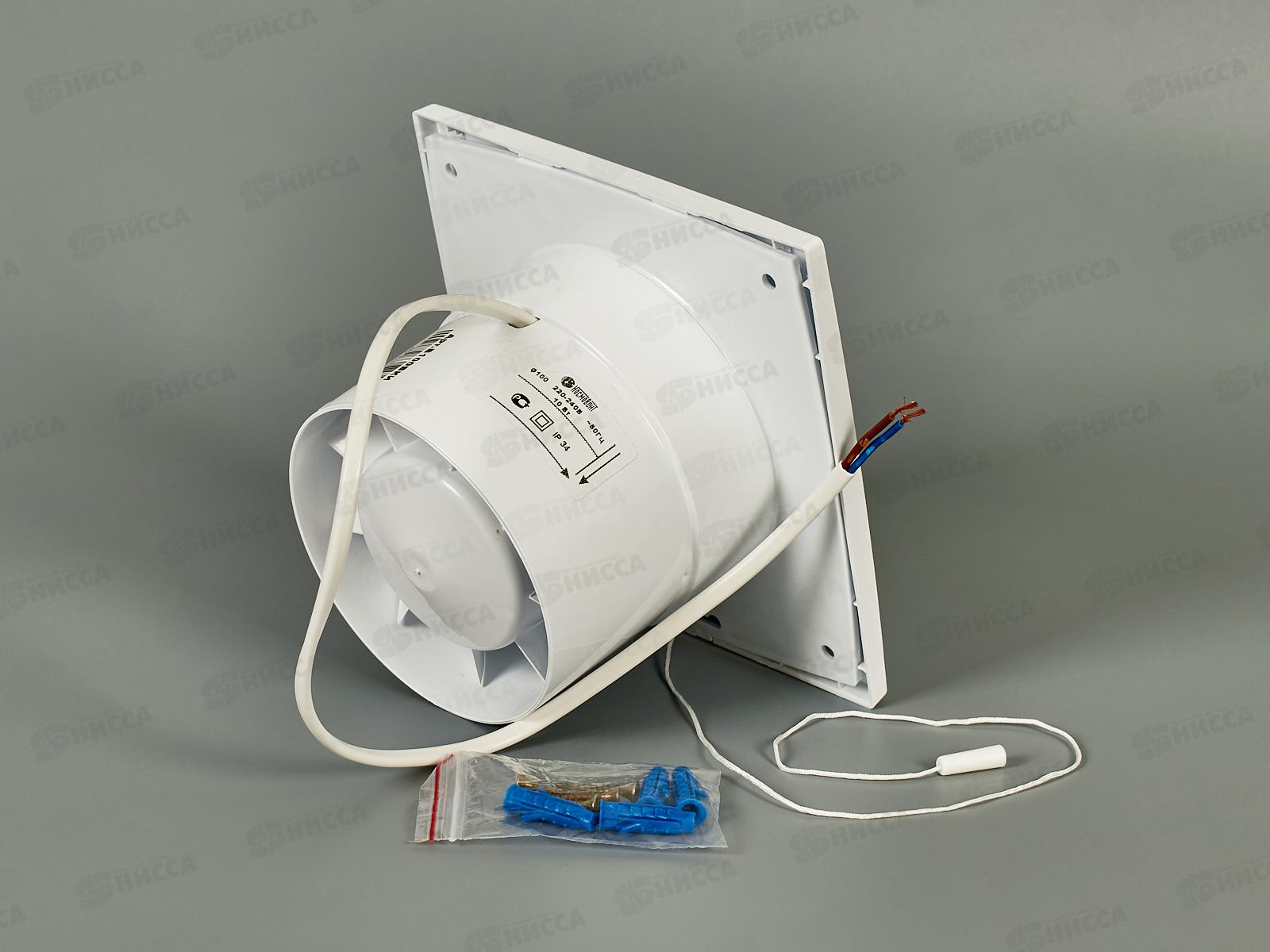 Вентилятор осевой диаметр 100 с внутренним каналом, с индикатором  *16