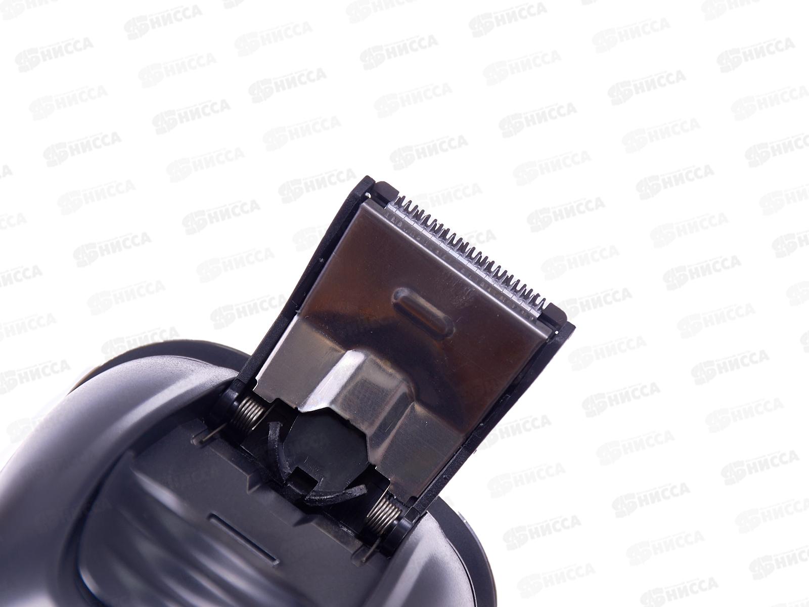 Бритва электрическая SA-5409BK 3 головки, триммер, влажное бритье