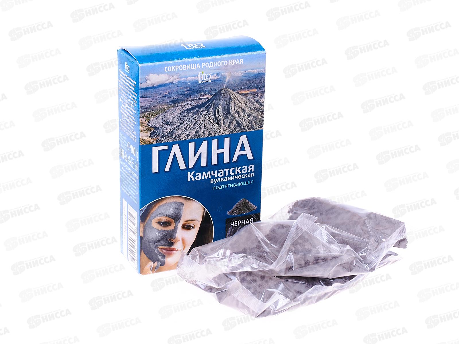 Глина черная Камчатская вулканическая 100г *24