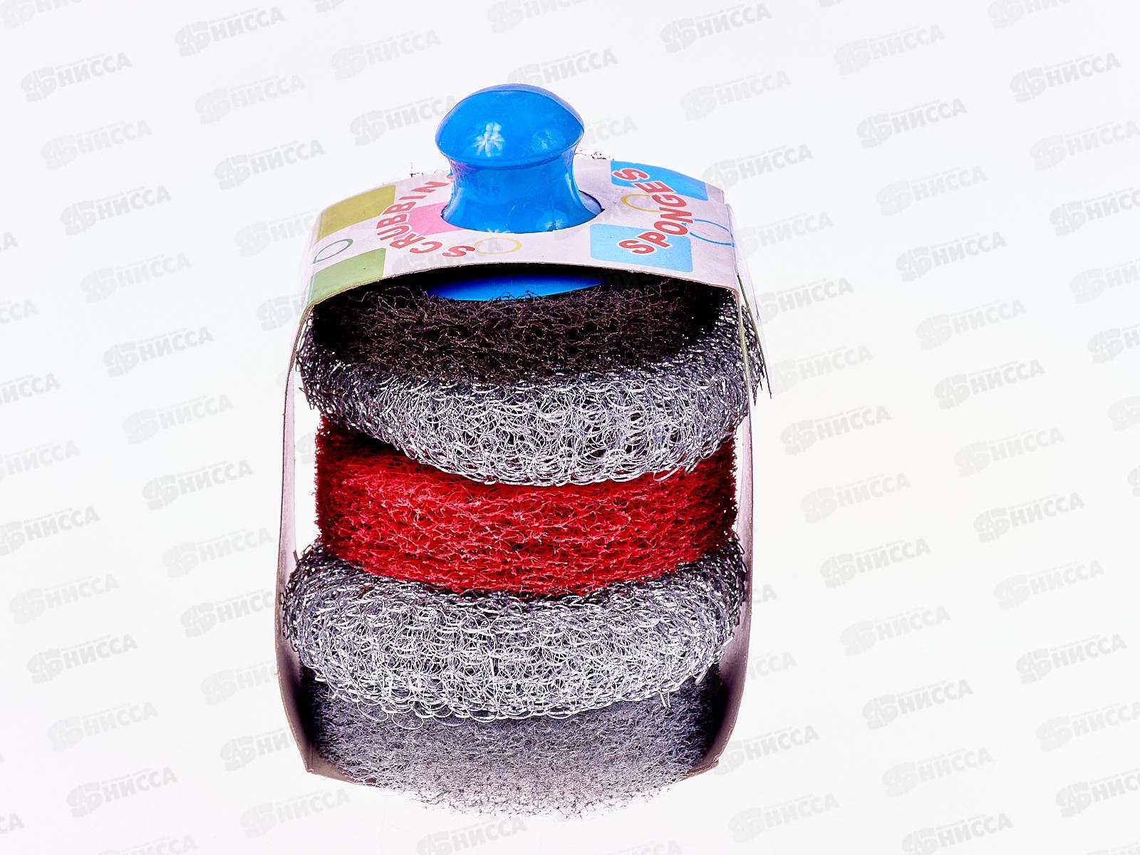 Губка для посуды, набор 5шт, 65гр, AL-136 *175