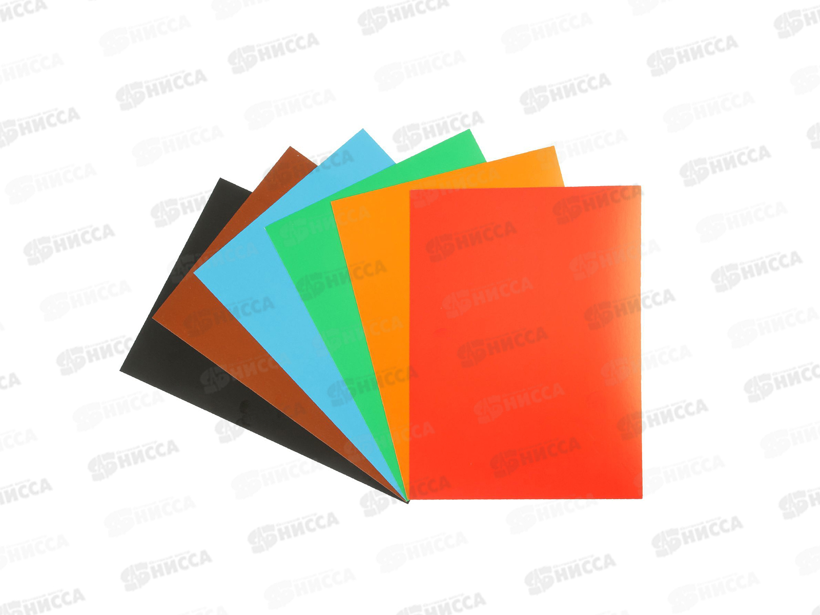 Цветной картон двухсторонний  Каляка-Маляка 7 цветов  7л 195х265мм, мелованный , КЦДКМ07 *30