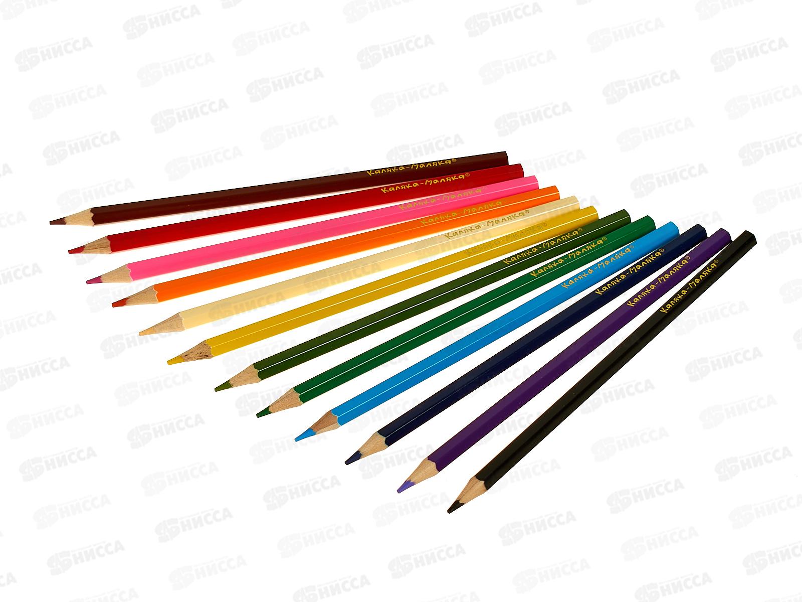Карандаши 12 цветов  Каляка-Маляка туба, ККМ12Т *24/192