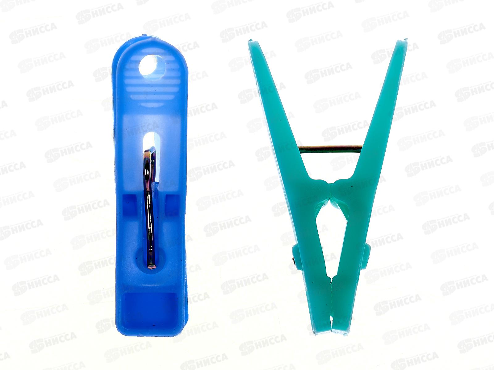 Прищепки 18шт 5.2х1.5см, пластик, AL-105, *200