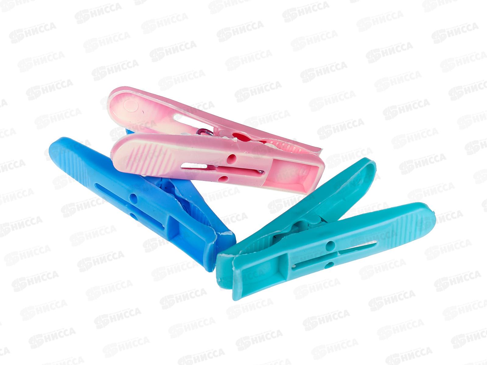 Прищепки, 24шт 7.5х1.5см., полимеры, AL-4055 *144