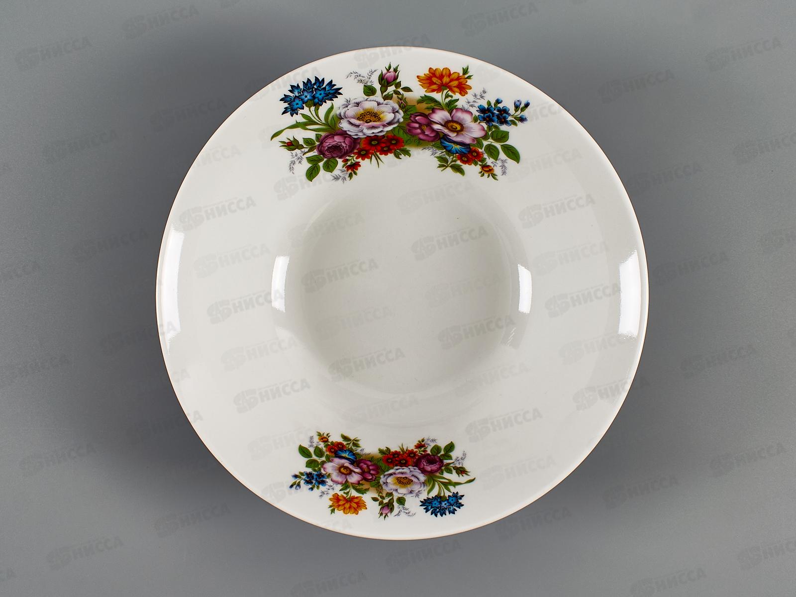 Салатник 1150 см3 фарфоровый Идиллия Букет цветов 4С0257 *10