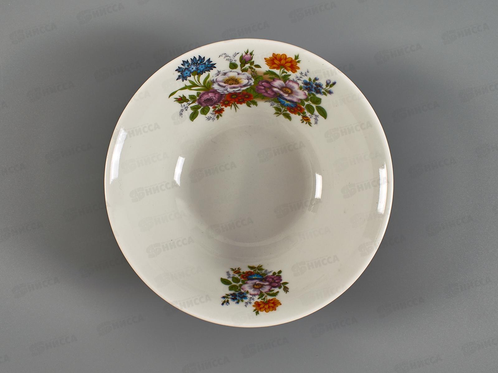 Салатник 360 см3 Идиллия Букет цветов 4С0322 *20