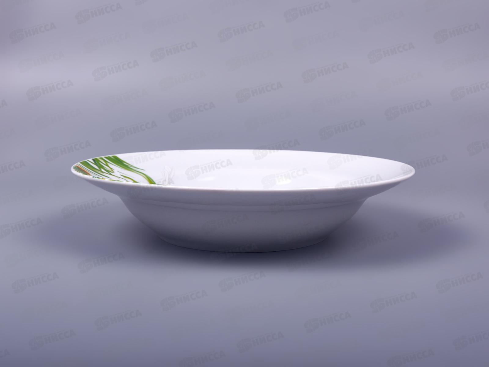 Тарелка глубокая 240мм фарфор Идиллия Ромашка 5С0745 *12