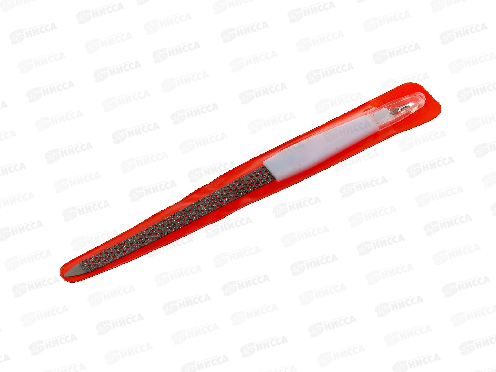 Пилочка для ногтей 18,8см в чехле металл+пластик (045305) *12  Ж