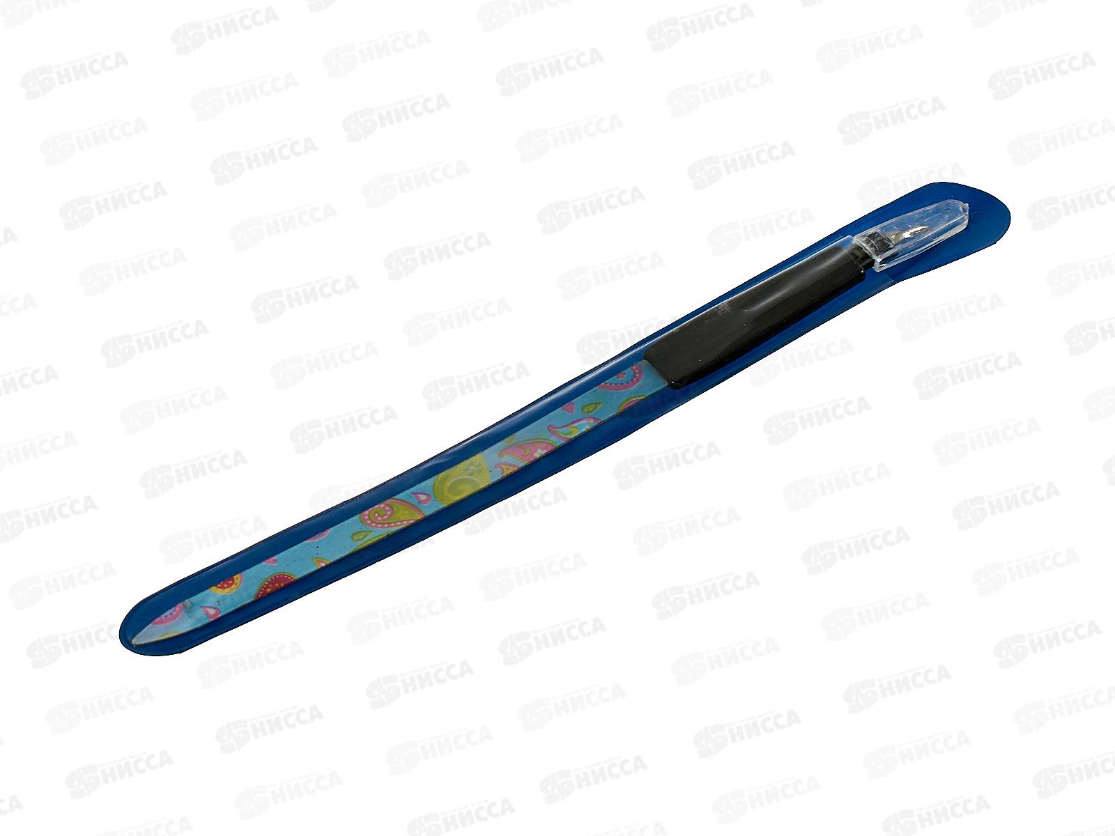 Пилочка для ногтей 21,4см в чехле металл+пластик (045311) *12  Ж