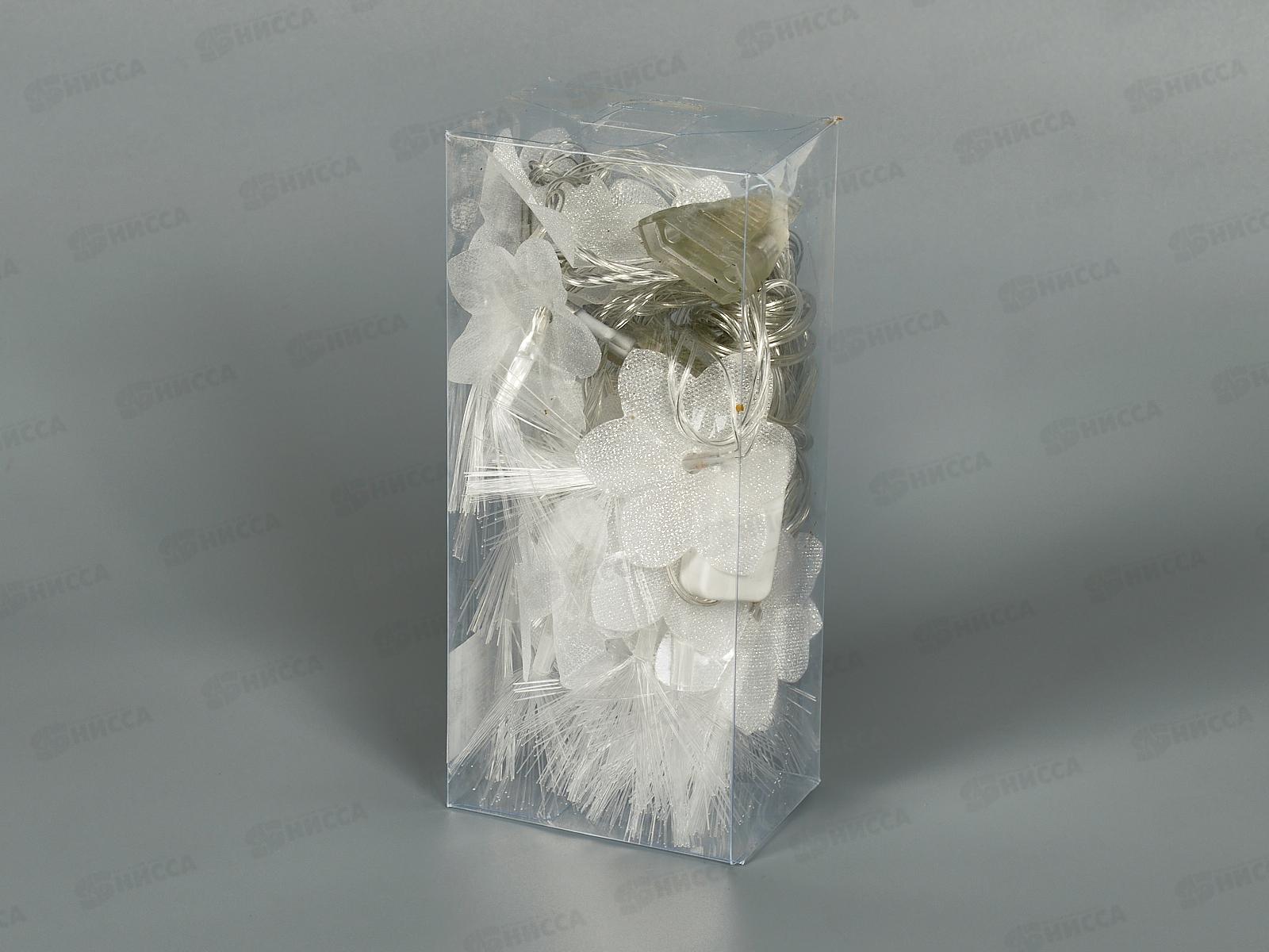 Гирлянда электрическая, новогодняя 4,5 м., 28 диодов, прозрач. провод, белый цв., 220В, 50Гц, AL-3753 *100