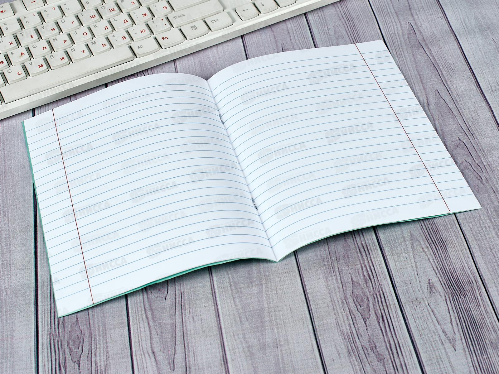 Тетрадь 12 листов линия Hatber зеленая, 05112 *20/360