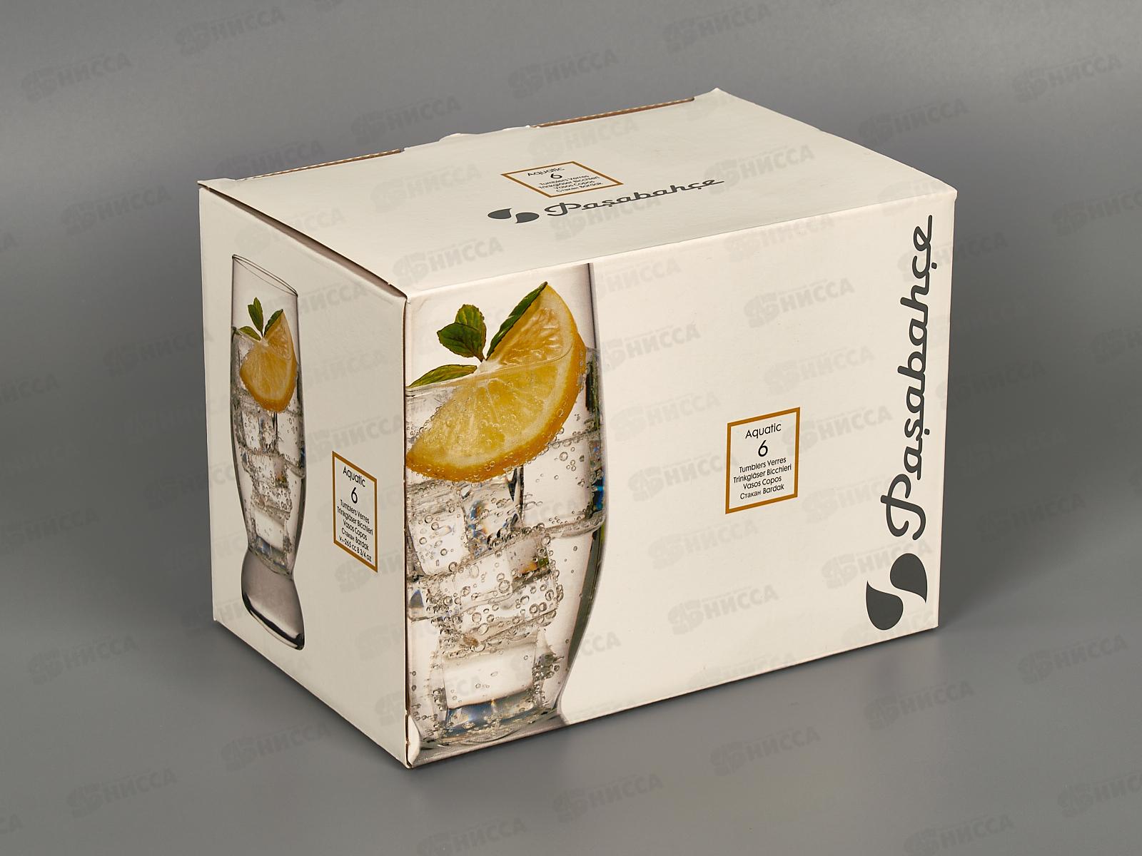 Набор стаканов для коктейля AQUATIC 6шт 270сс 42978 *8