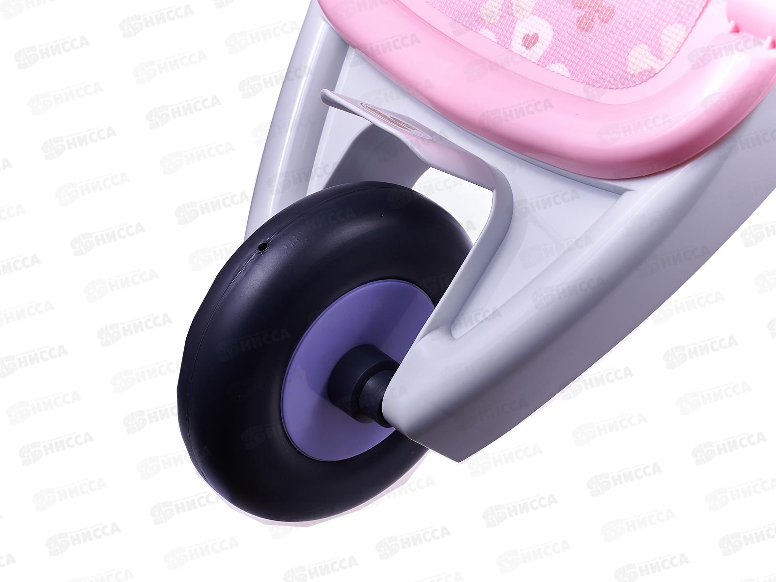 Коляска кукольная №2 прогулочная 3-х колёсная 48141 в пак. *1