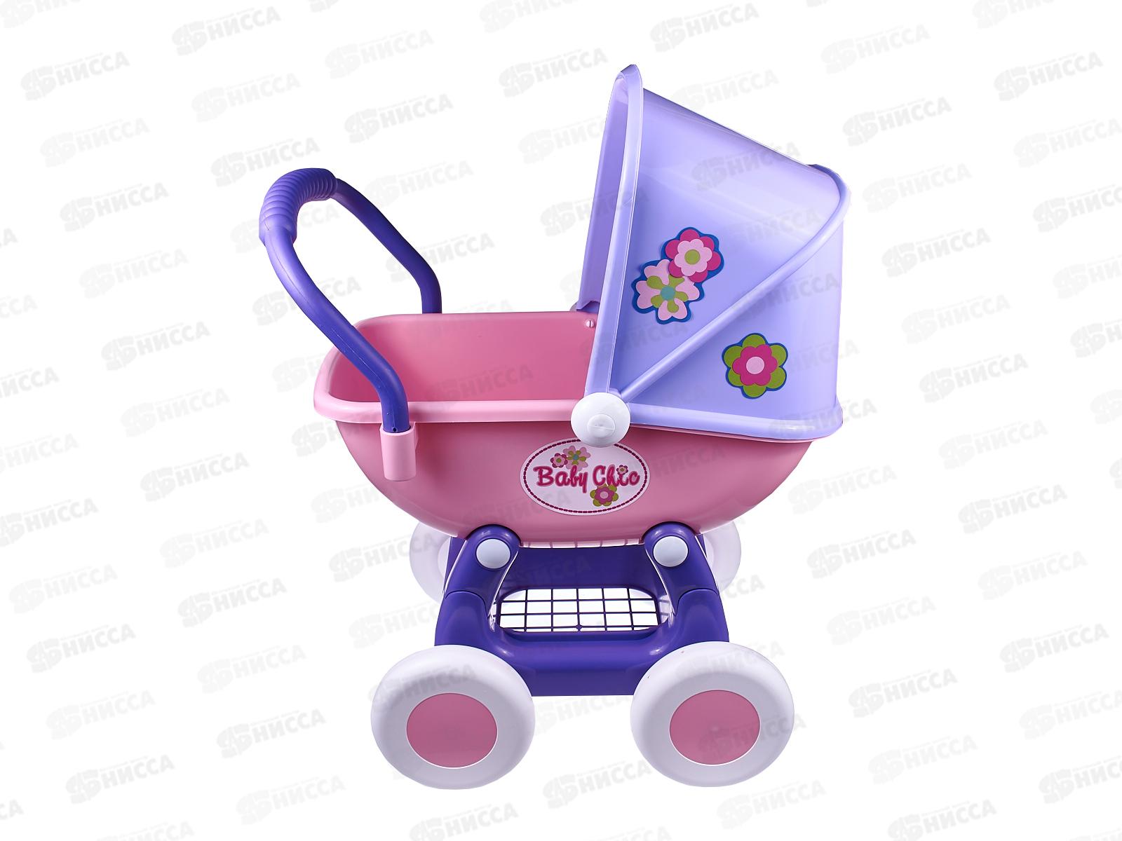 Коляска кукольная. &quotArina&quot 4-х колёсная 48202 в пакете. *2