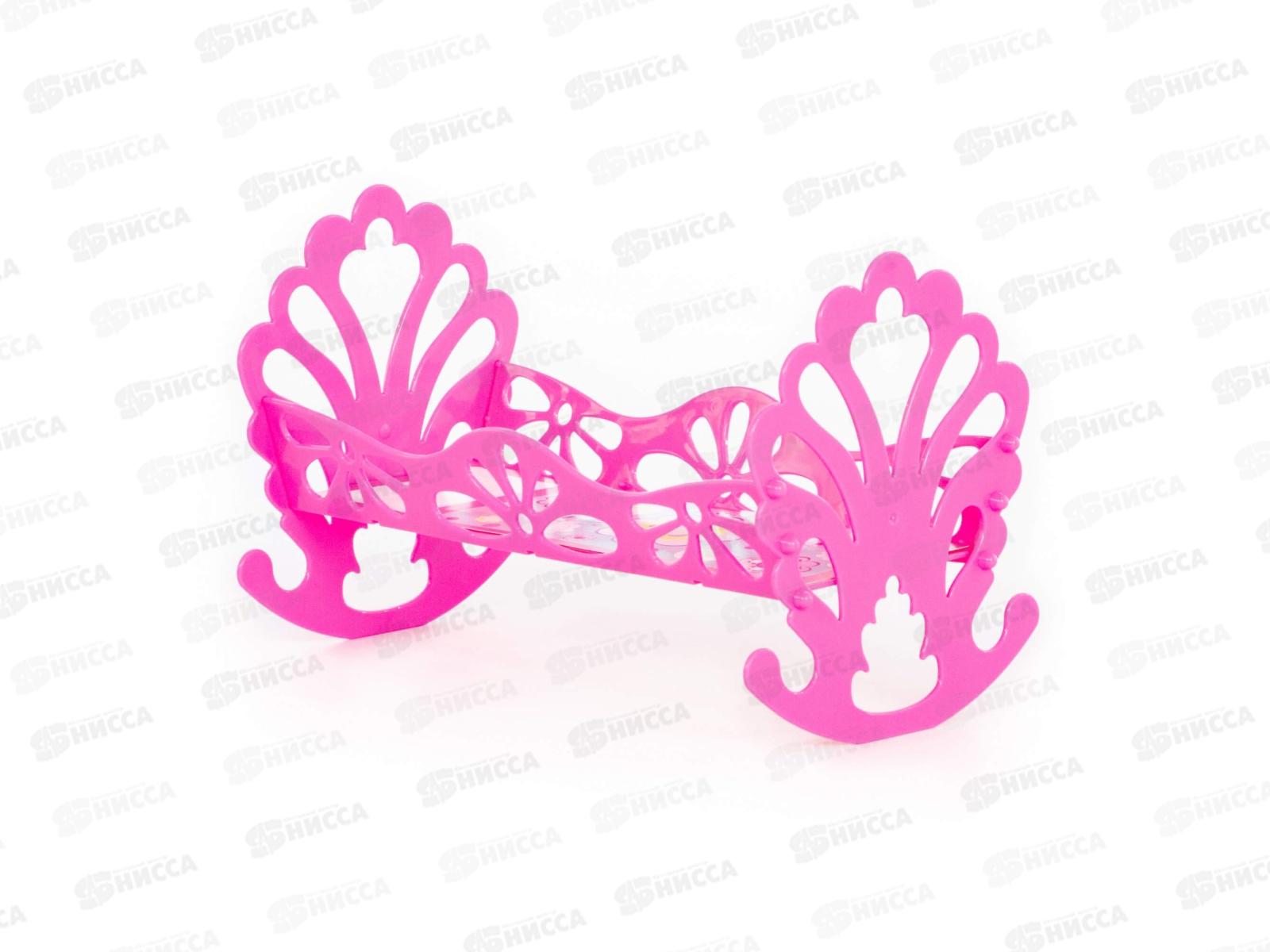 Кроватка-качалка сборная для кукол 56665 в пакете *16