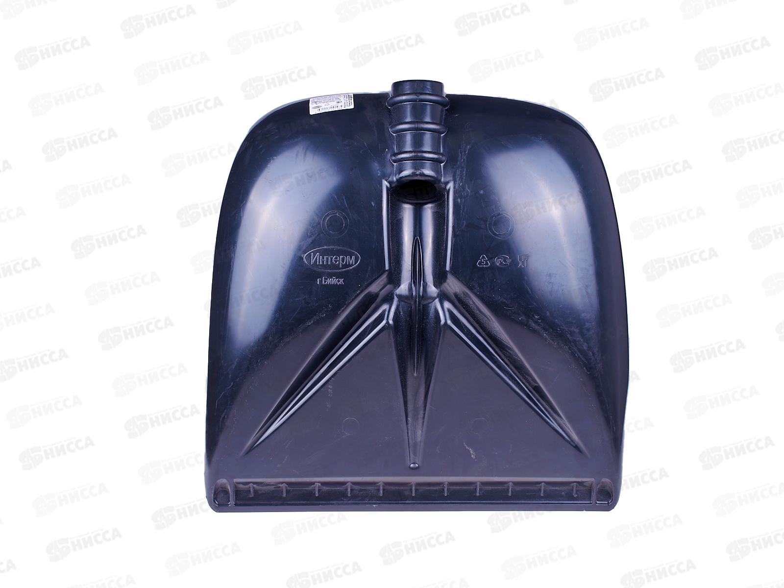 Лопата снеговая Черная без черенка 400*400  ИНТ *6