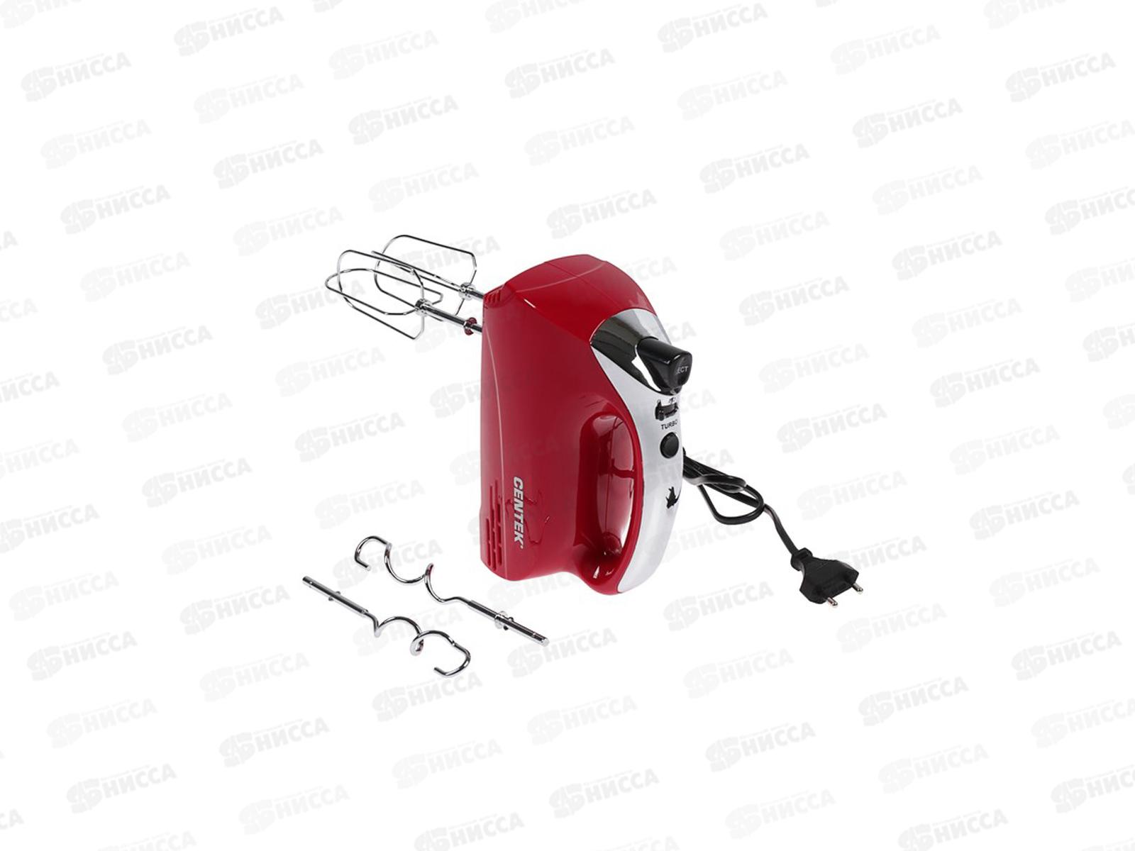 Миксер электрический CT-1118 350вт хром-вишня *12