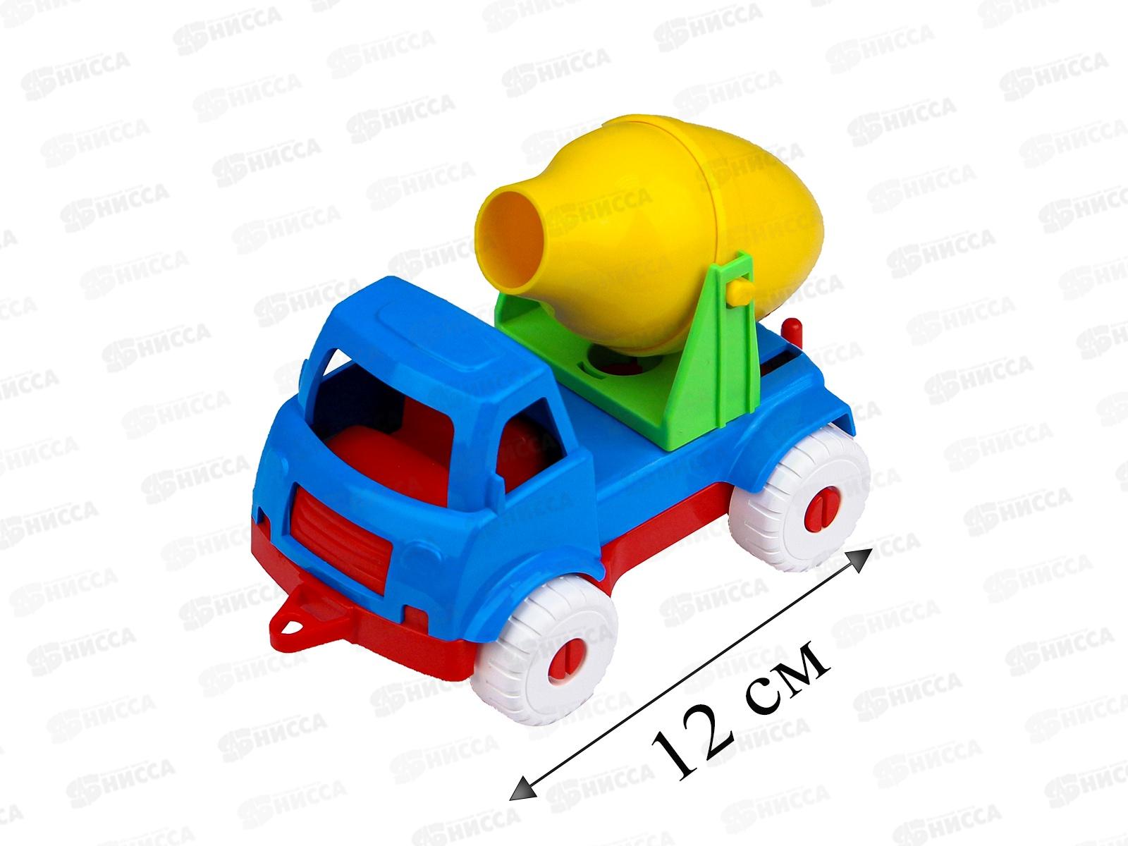 Набор машинок №4 (3 в 1) Самосвал + Бетономешалка + Кран И-5680 *12
