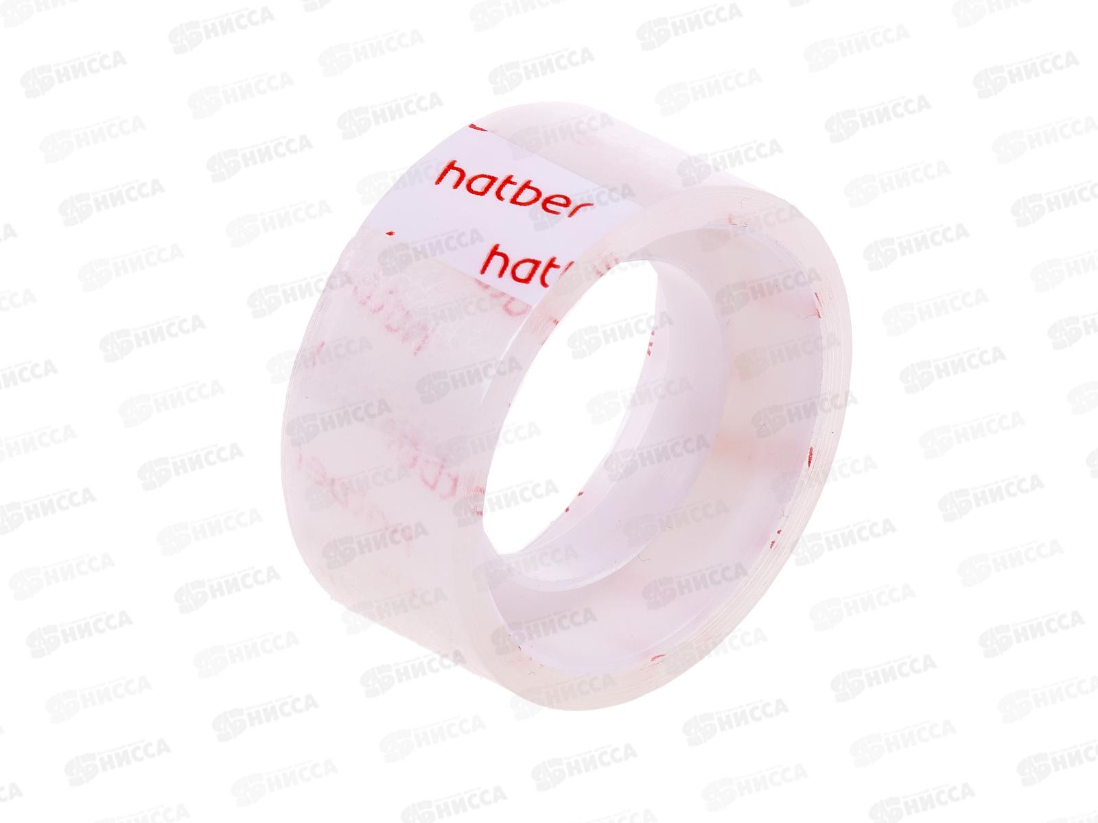 Скотч 19*10 прозрачный Hatber, 19FS_19010 *8/480