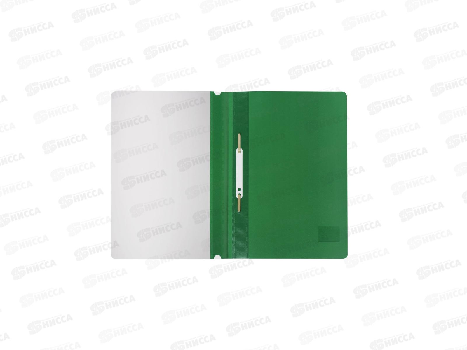 Скоросшиватель-мягкий пластиковый STAFF эконом зеленый 225728 *25/500