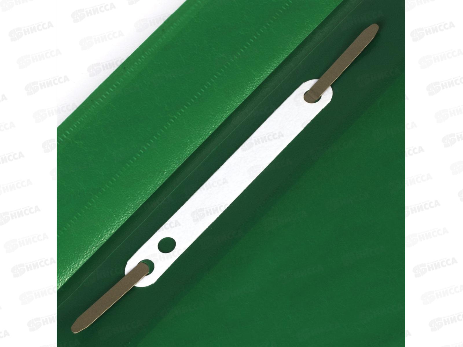 Скоросшиватель-мягкий пластиковый STAFF эконом зеленый 225728 *25/500