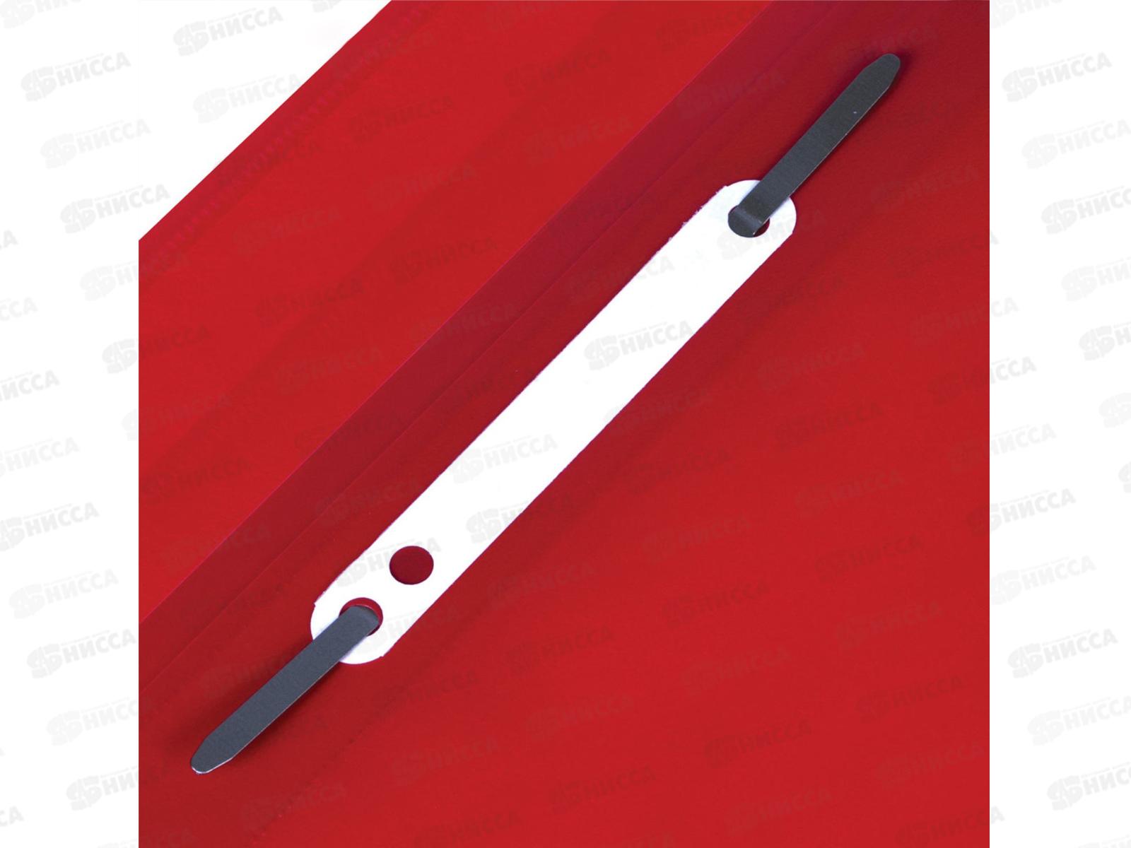 Скоросшиватель-мягкий пластиковый STAFF эконом красный 225729*25/500