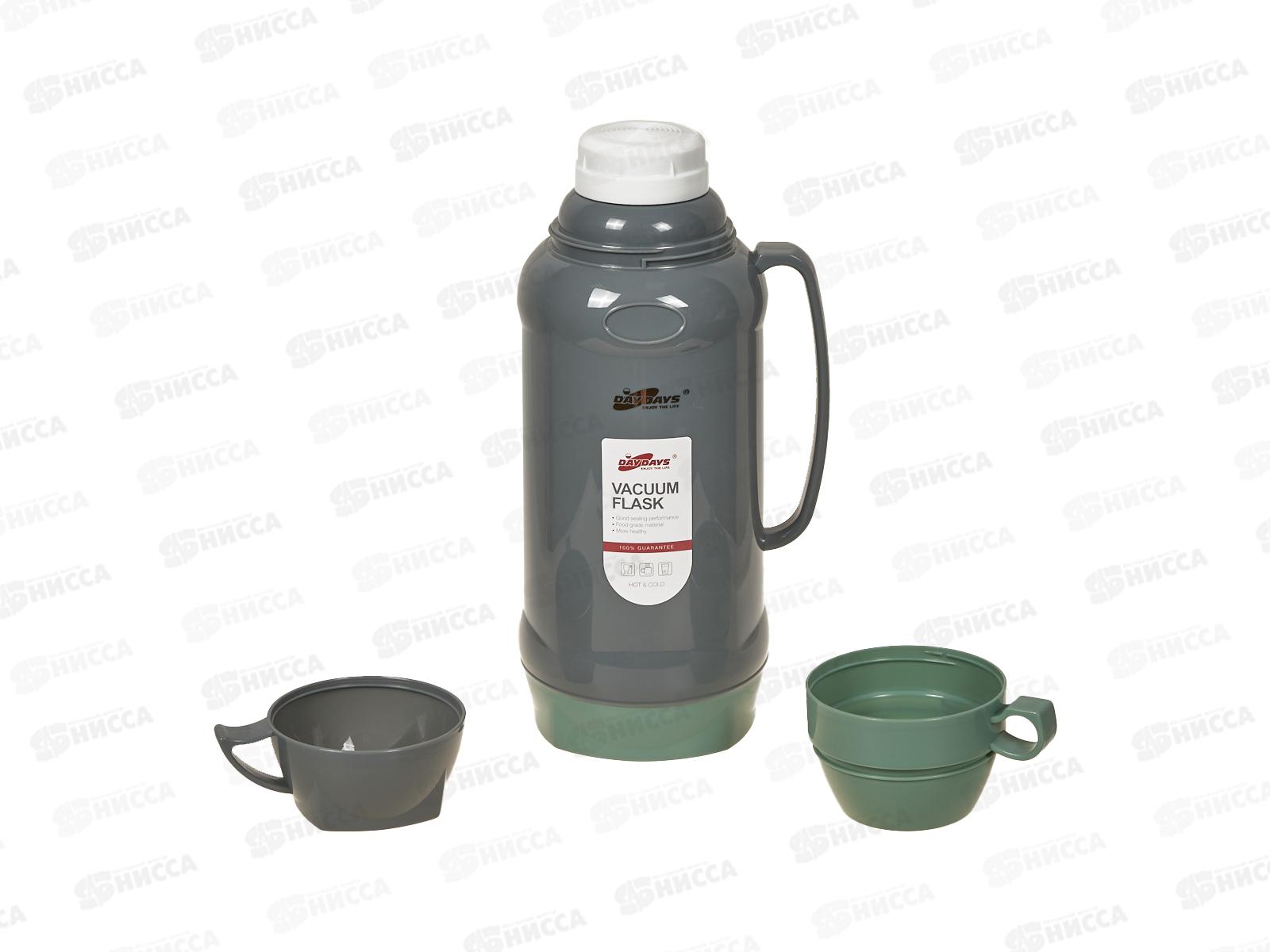 Термос 1800мл, пластиковый корпус, &quotDayDays&quot, AL-1813-2 *12