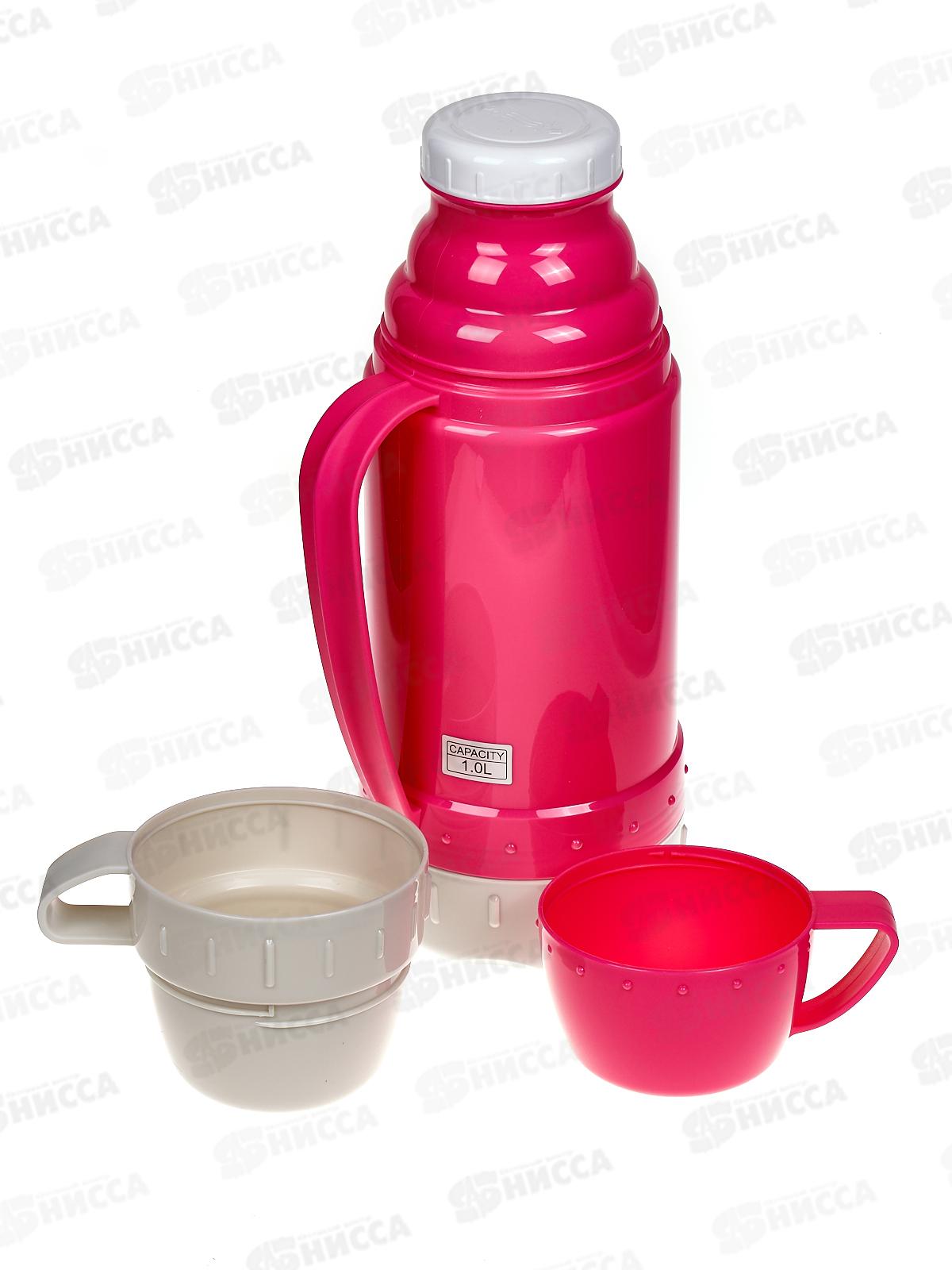 Термос 1000мл, пластиковый корпус , AL-1814-2 *12