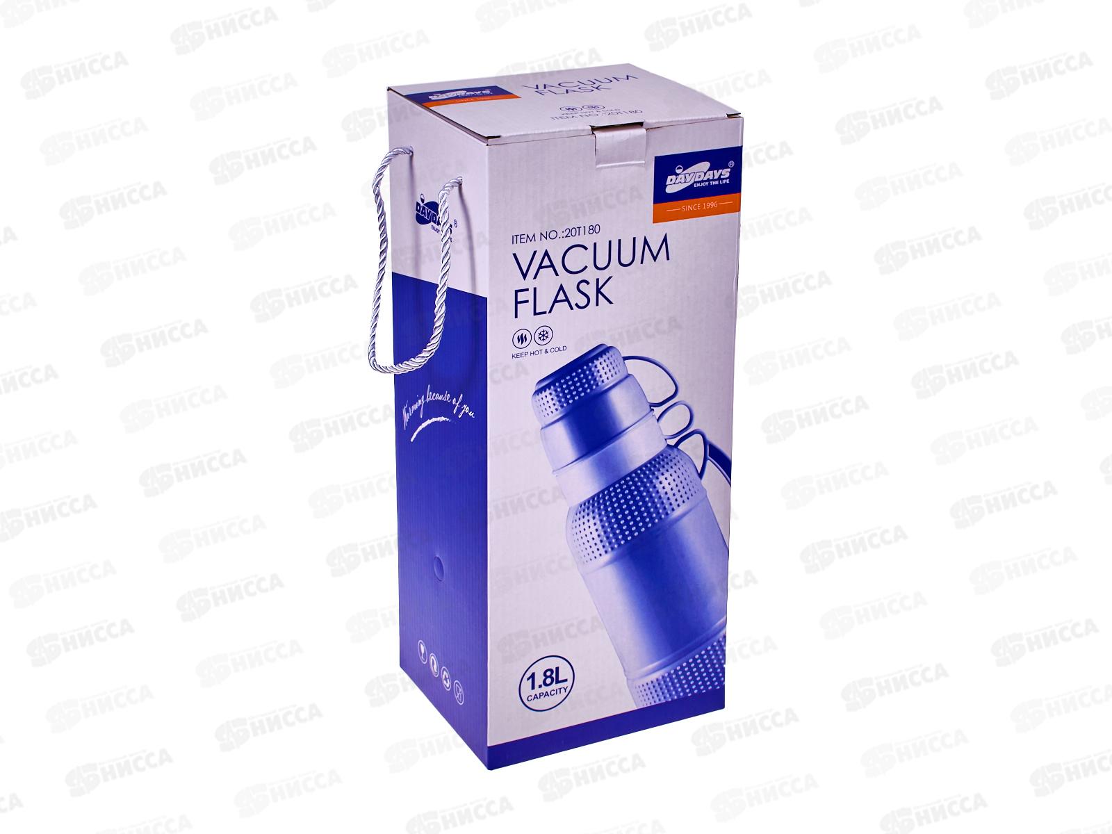 Термос 1800мл, пластиковый корпус, &quotDayDays&quot, AL-1816-2 *12