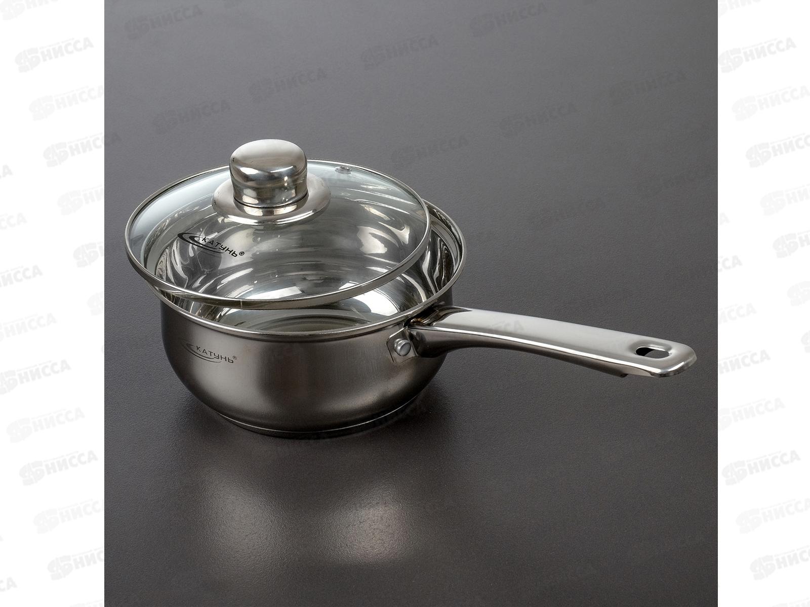 Ковш 1,6л с крышкой &quotГРЕТТА&quot d-16 с ручкой KT04-К *4