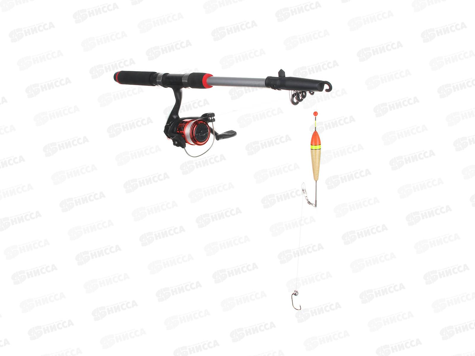 Спининг AZOR телескоп  1,8м 20-40гр (катуш, грузил, бусины) 149-110 г