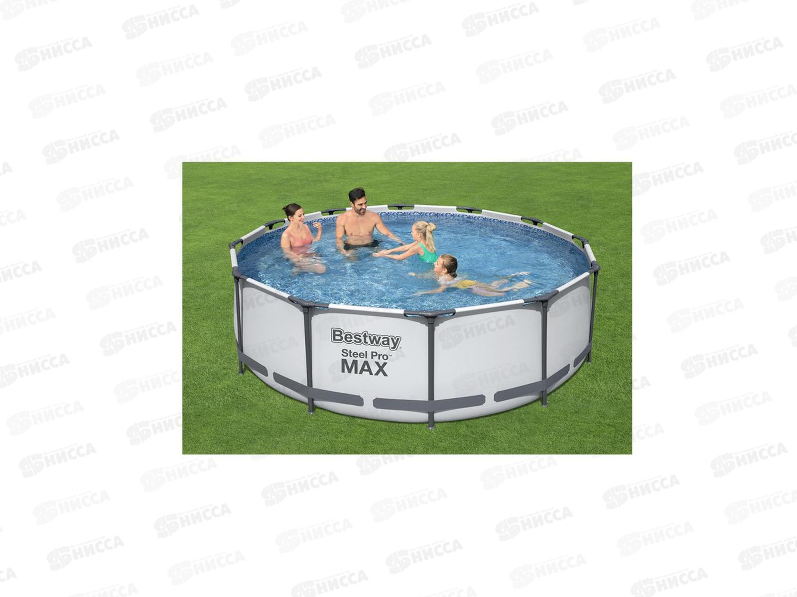 Бассейн 56418 (366*100) каркасный с фильтром BESTWAY