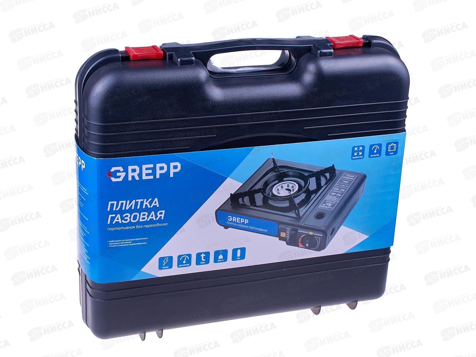 Плита походная с переходником в кейсе *6 400-100