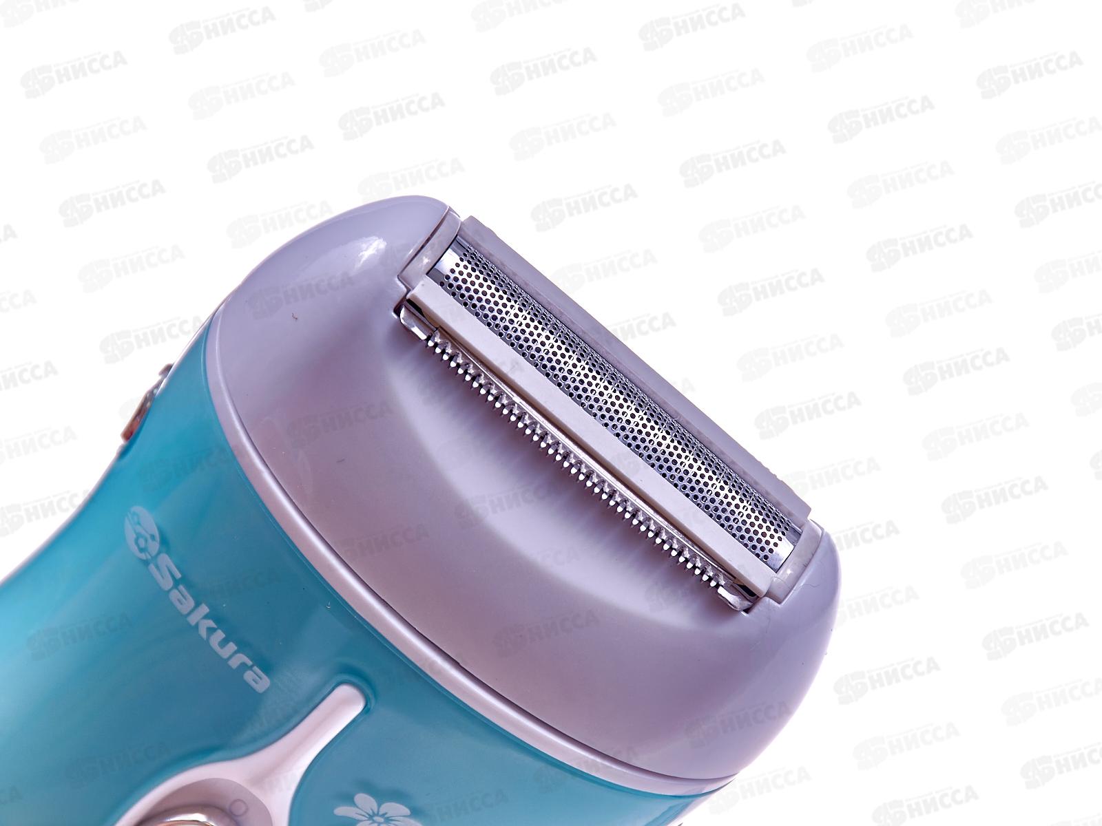 Эпилятор SA-5540SBL 2 насадки+бритва