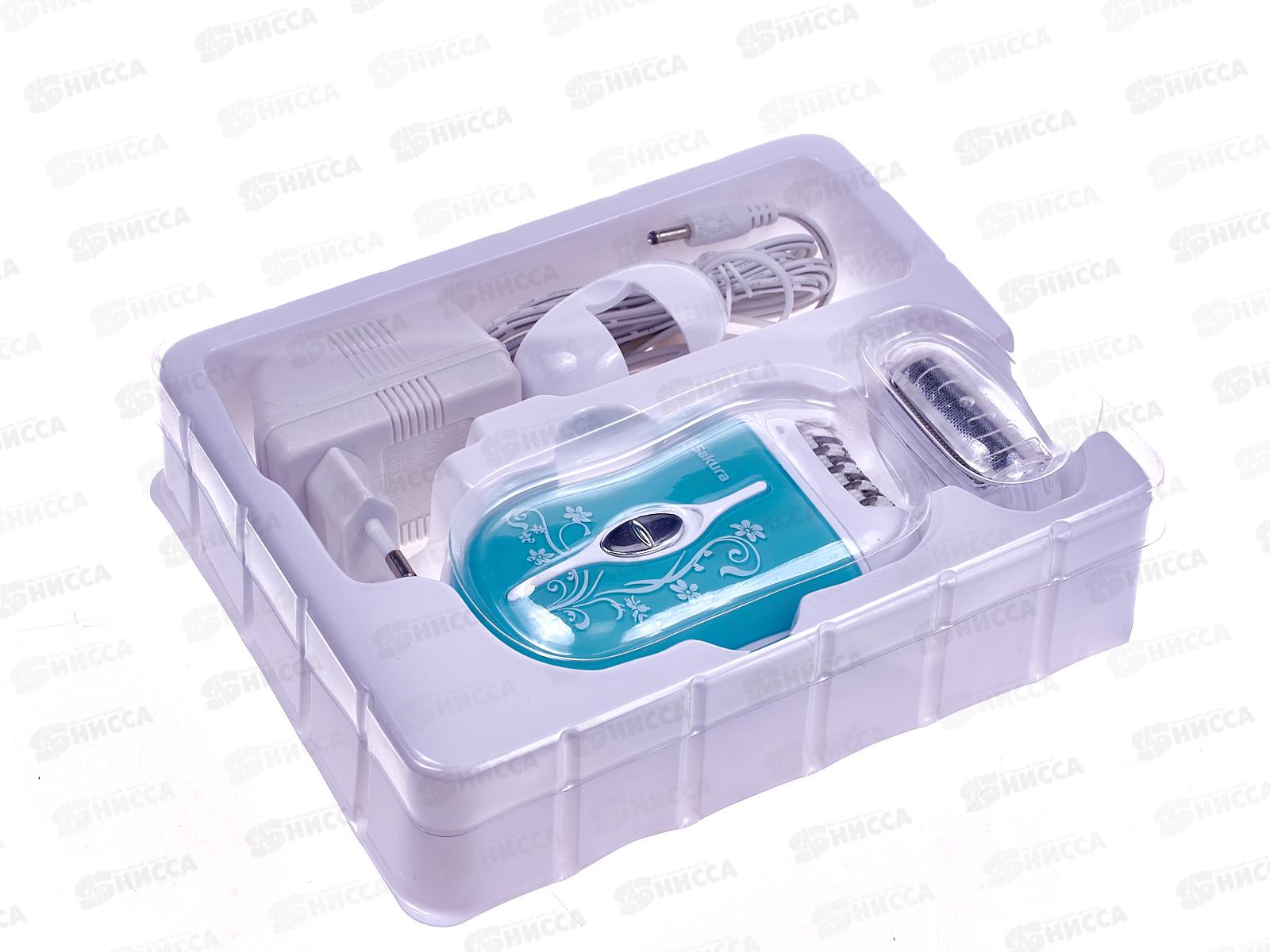 Эпилятор SA-5540SBL 2 насадки+бритва