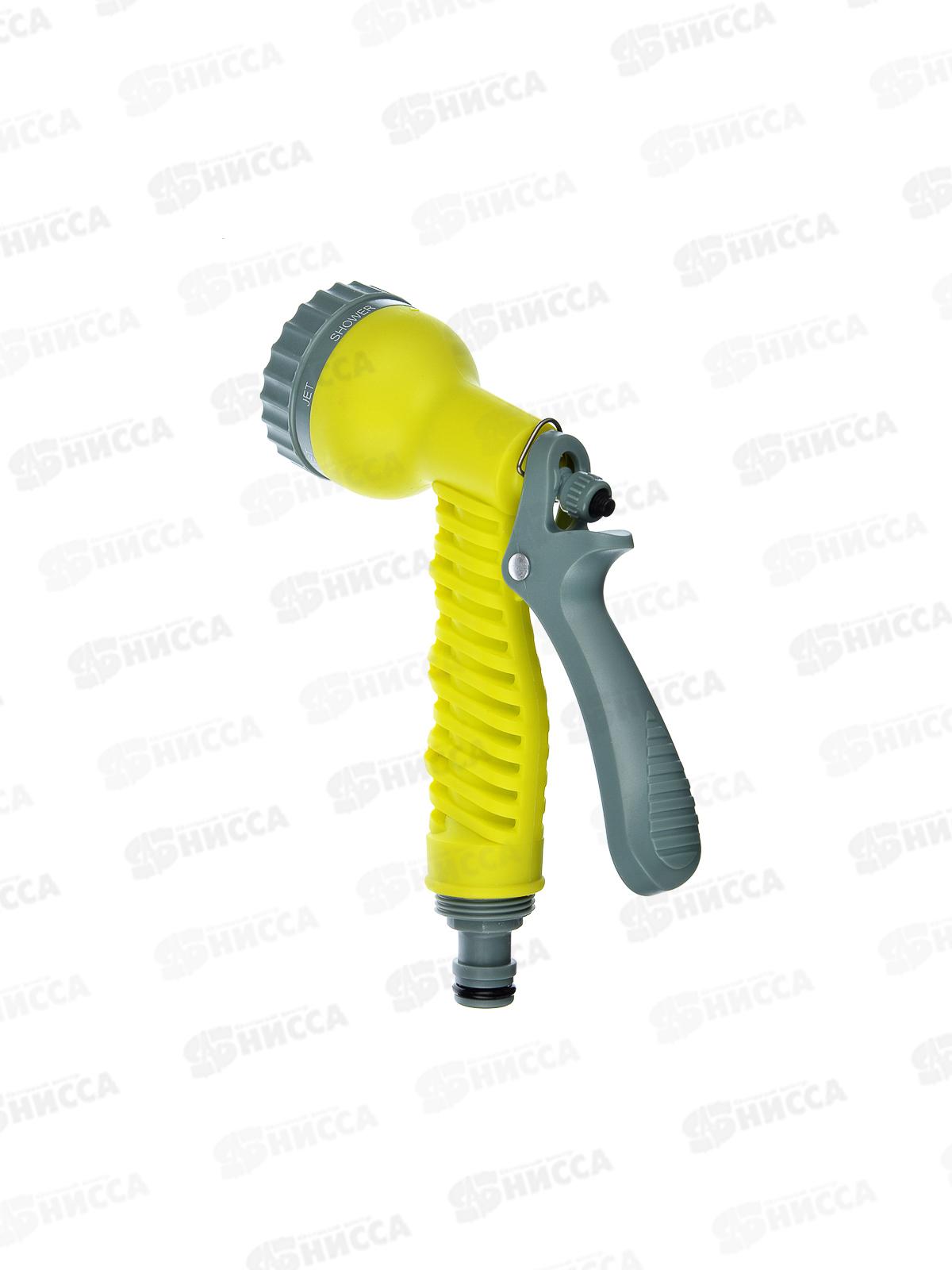 Пистолет-распылитель для полива 7режимов с эргономичной ручкой пластик INBLOOM 161-006 г