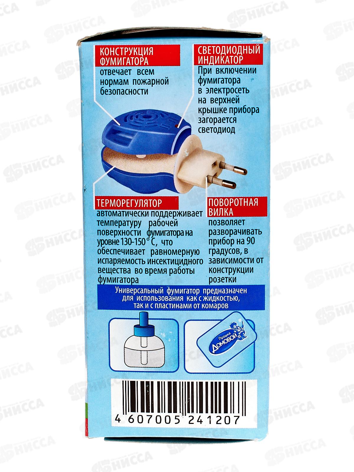 ДОМОВОЙ Комплект: жидкость Тройной удар 60 ночей + фумигатор*24